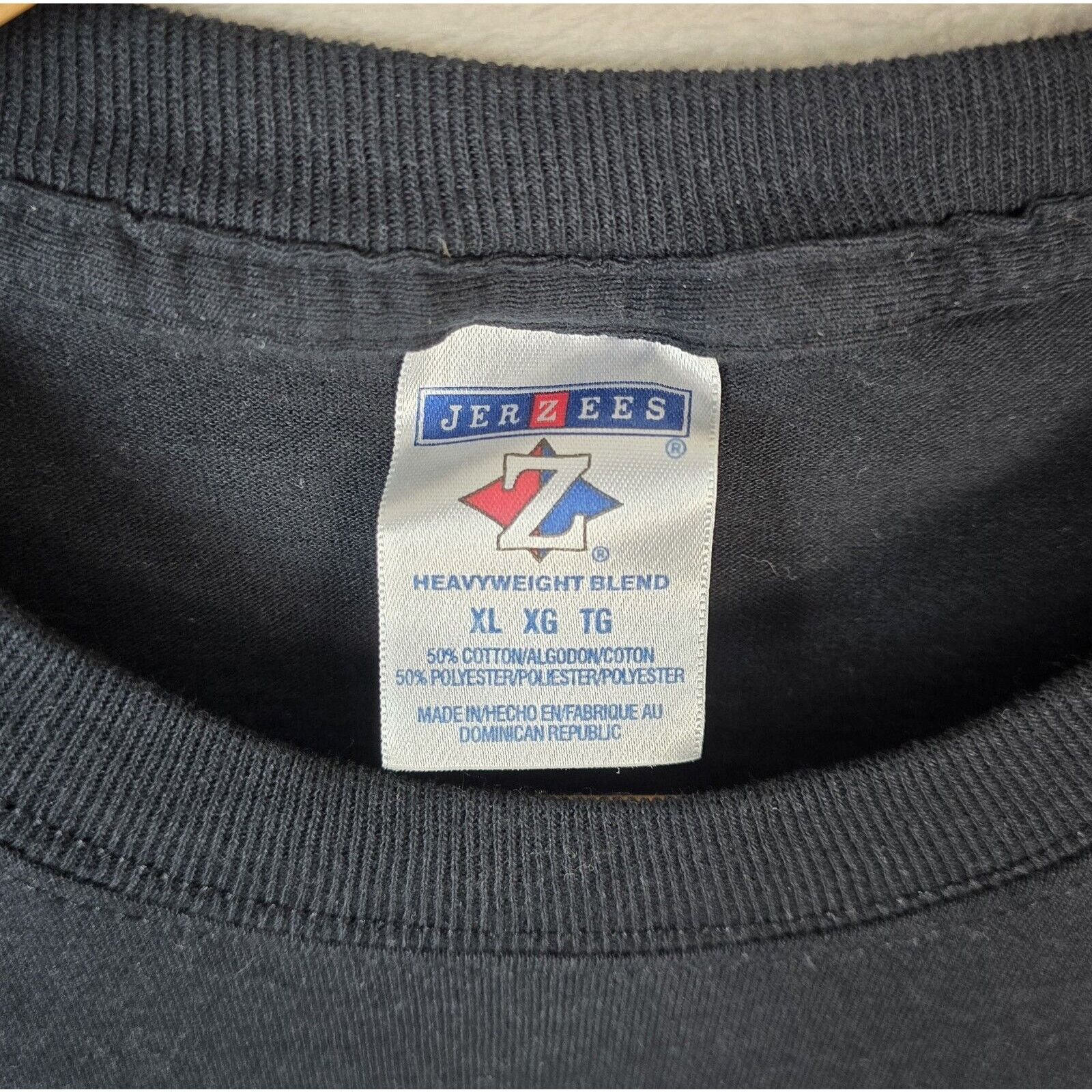 Jerzees Vintage American Eagle USA Flag Men's T-Shirt XL Y2K Vtg Size US XL / EU 56 / 4 - 5 Thumbnail