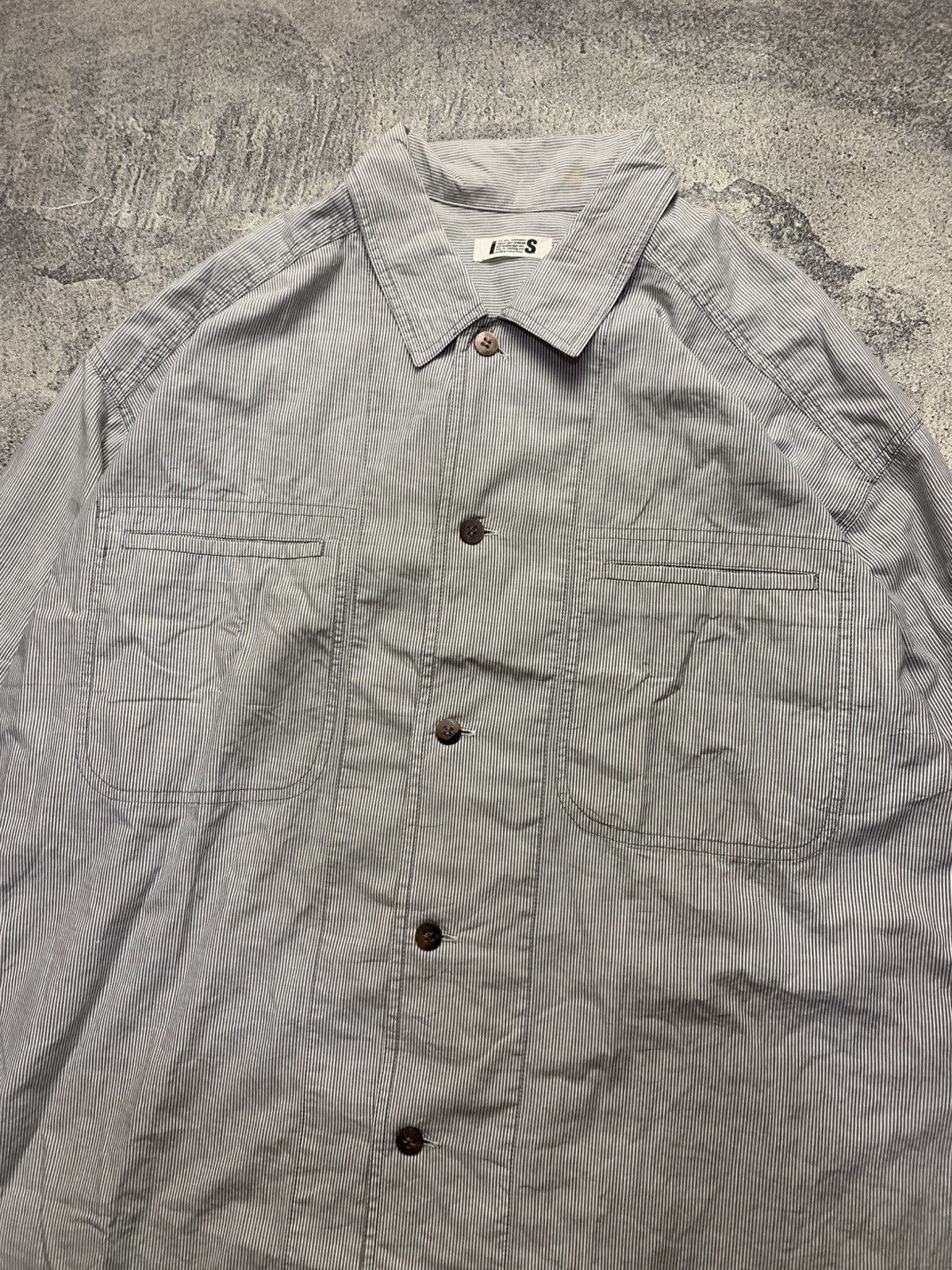 Issey Miyake 🐍 SOLD 🐍Vintage IS Issey Miyake Oversized Double Pocket Size US L / EU 52-54 / 3 - 3 Thumbnail