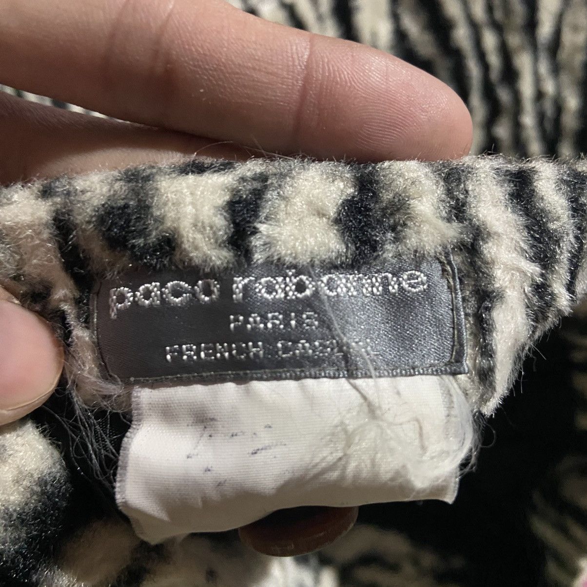 Paco Rabanne Paco Rabanne Paris Zebra Faux Fur A-Line Skirt Size 28" / US 6 / IT 42 - 4 Thumbnail