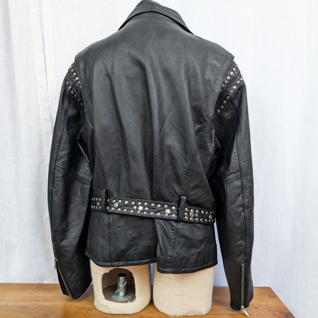 Harley Davidson Harley Davidson Studded Black Leather Motorcycle Jacket XL Size XL / US 12-14 / IT 48-50 - 8 Thumbnail