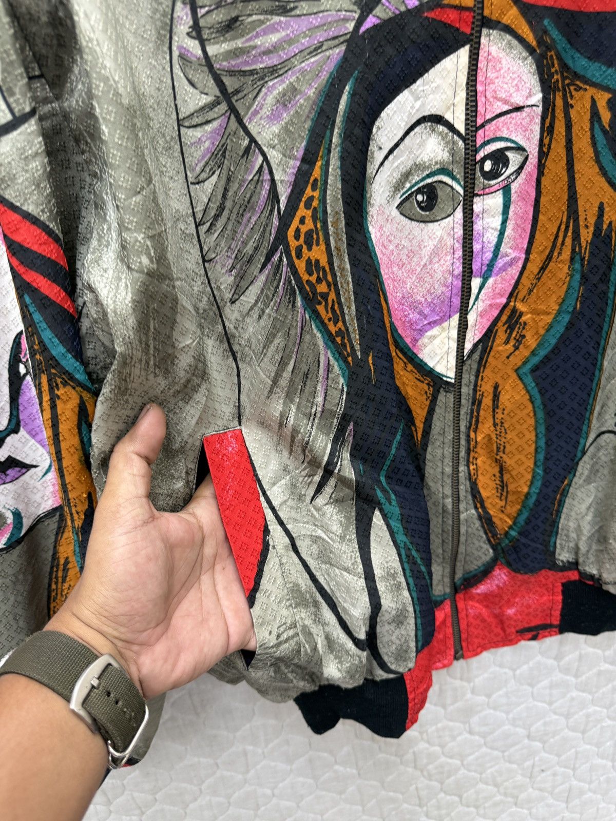 Fuck Art, Make Tees 🔥🔥🔥ARCIVE VINTAGE PICASSO BOMBER JACKET Size M / US 6-8 / IT 42-44 - 16 Thumbnail