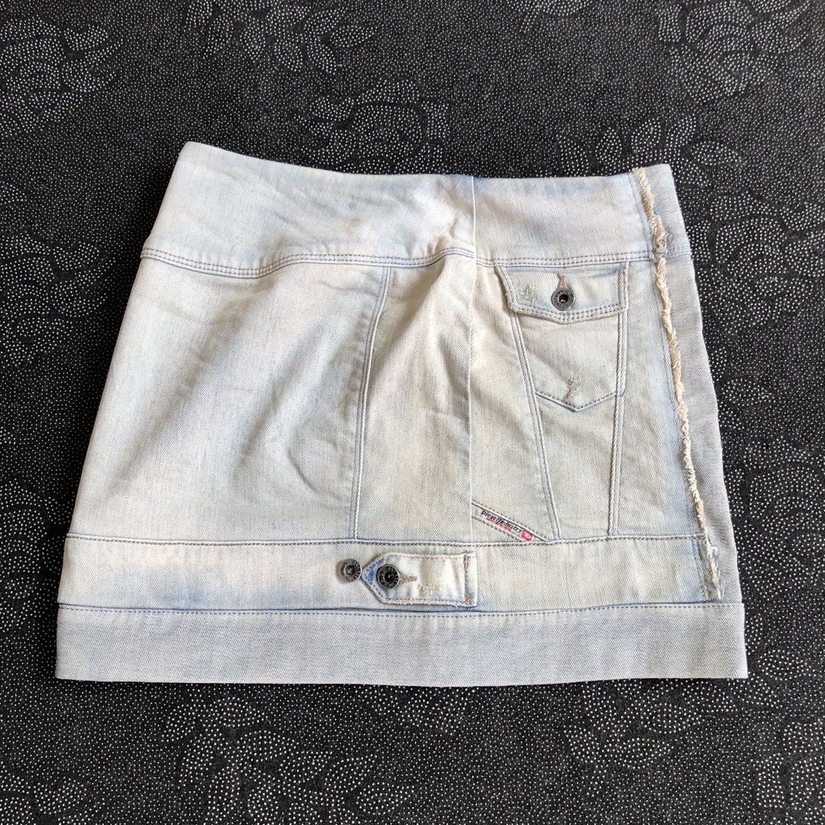 Diesel DIESEL full button jeans mini skirt Size 26" / US 2 / IT 38 - 3 Thumbnail
