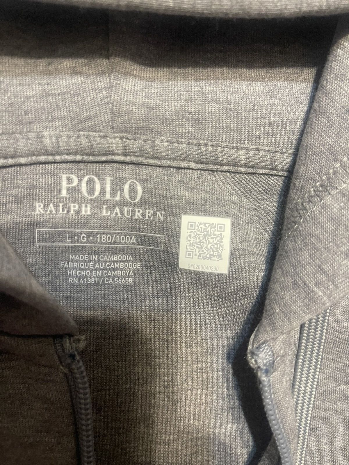 Polo Ralph Lauren Gray polo zip up Size US L / EU 52-54 / 3 - 2 Thumbnail