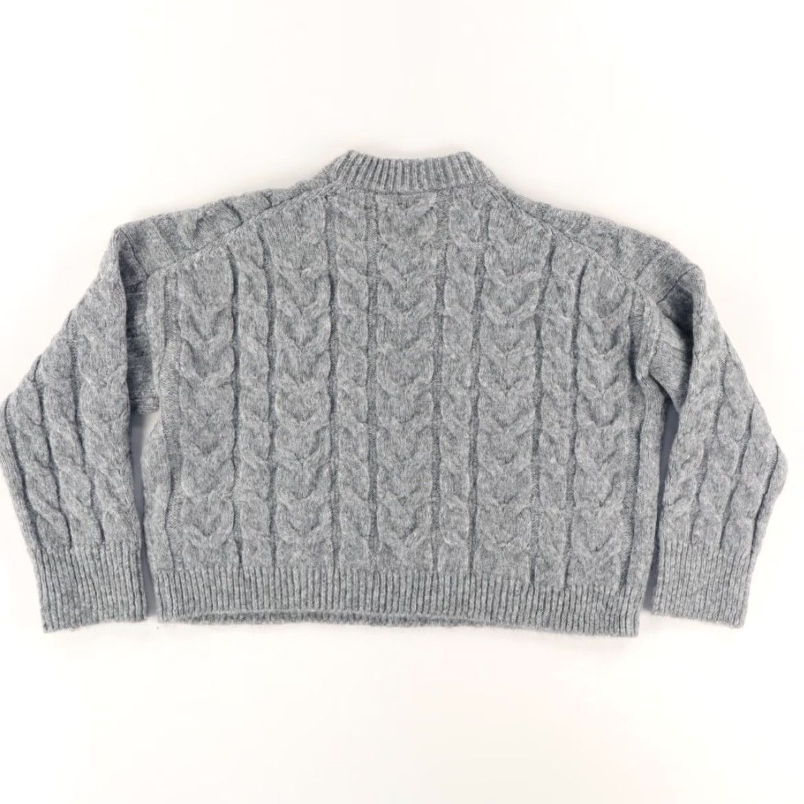 Abercrombie & Fitch Abercrombie & Fitch Crop Fisherman Gray Women's S Shirt Size S / US 4 / IT 40 - 4 Thumbnail