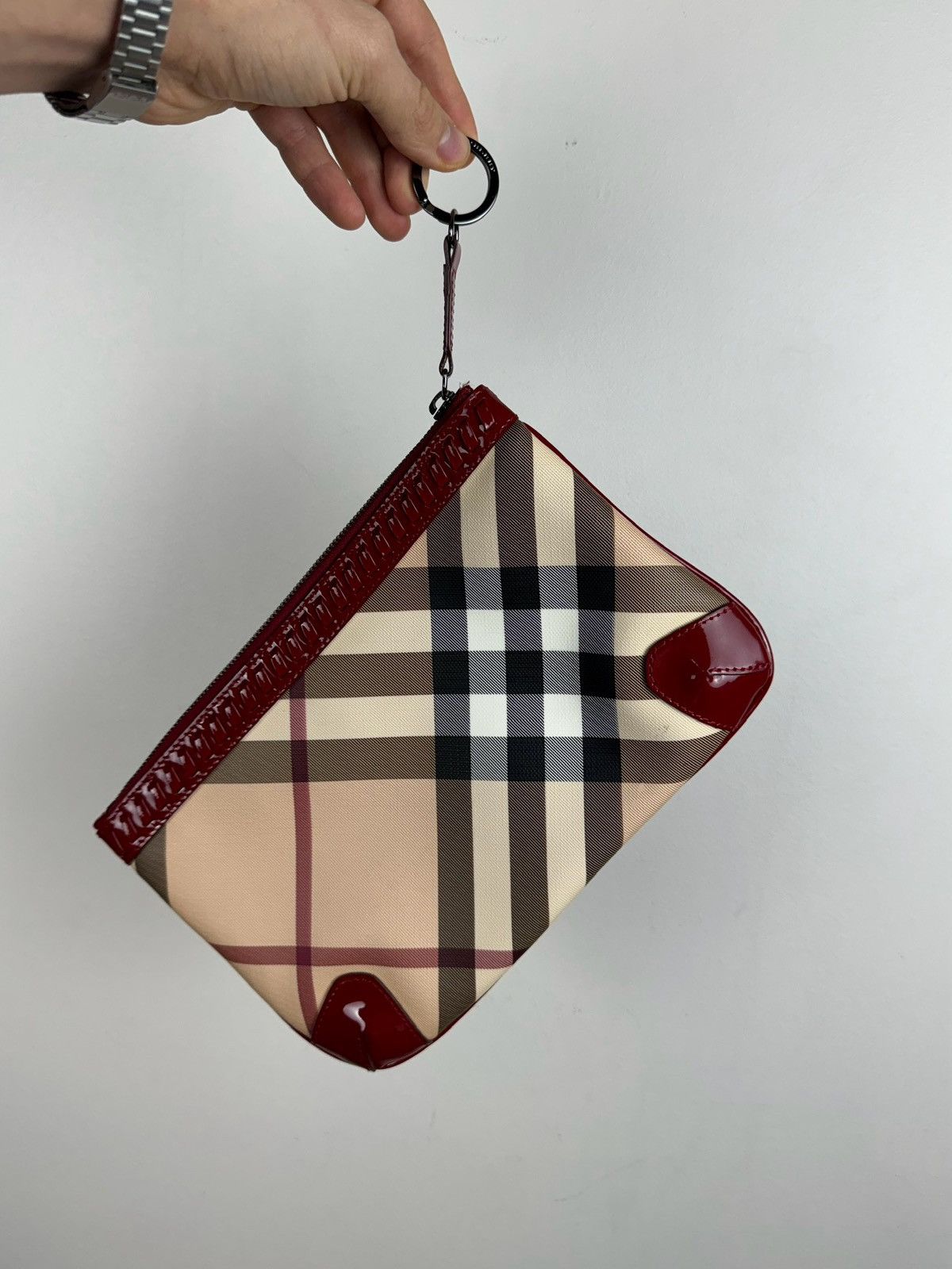 Burberry Beautiful leather bag Burberry Nova Check original item Size ONE SIZE - 3 Thumbnail