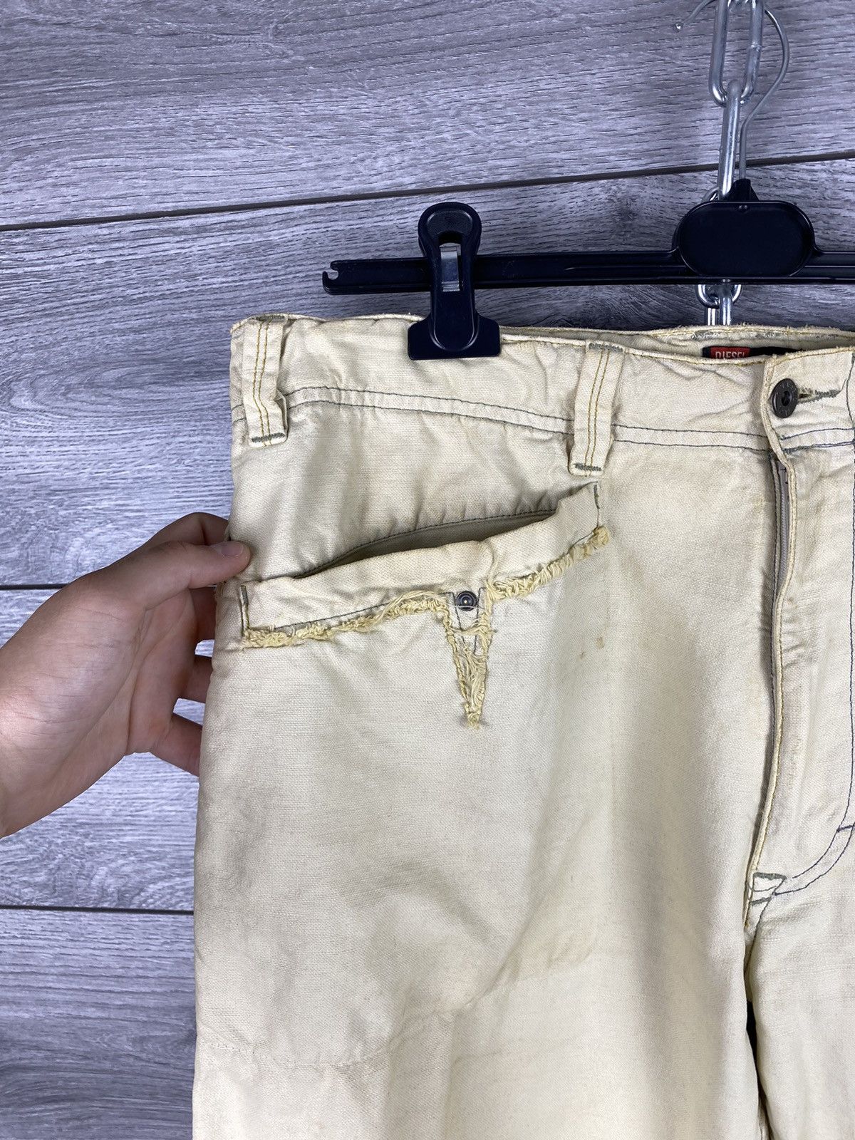 Diesel Mens Vintage Diesel Avant Garde Baggy Pants Size US 36 / EU 52 - 4 Thumbnail