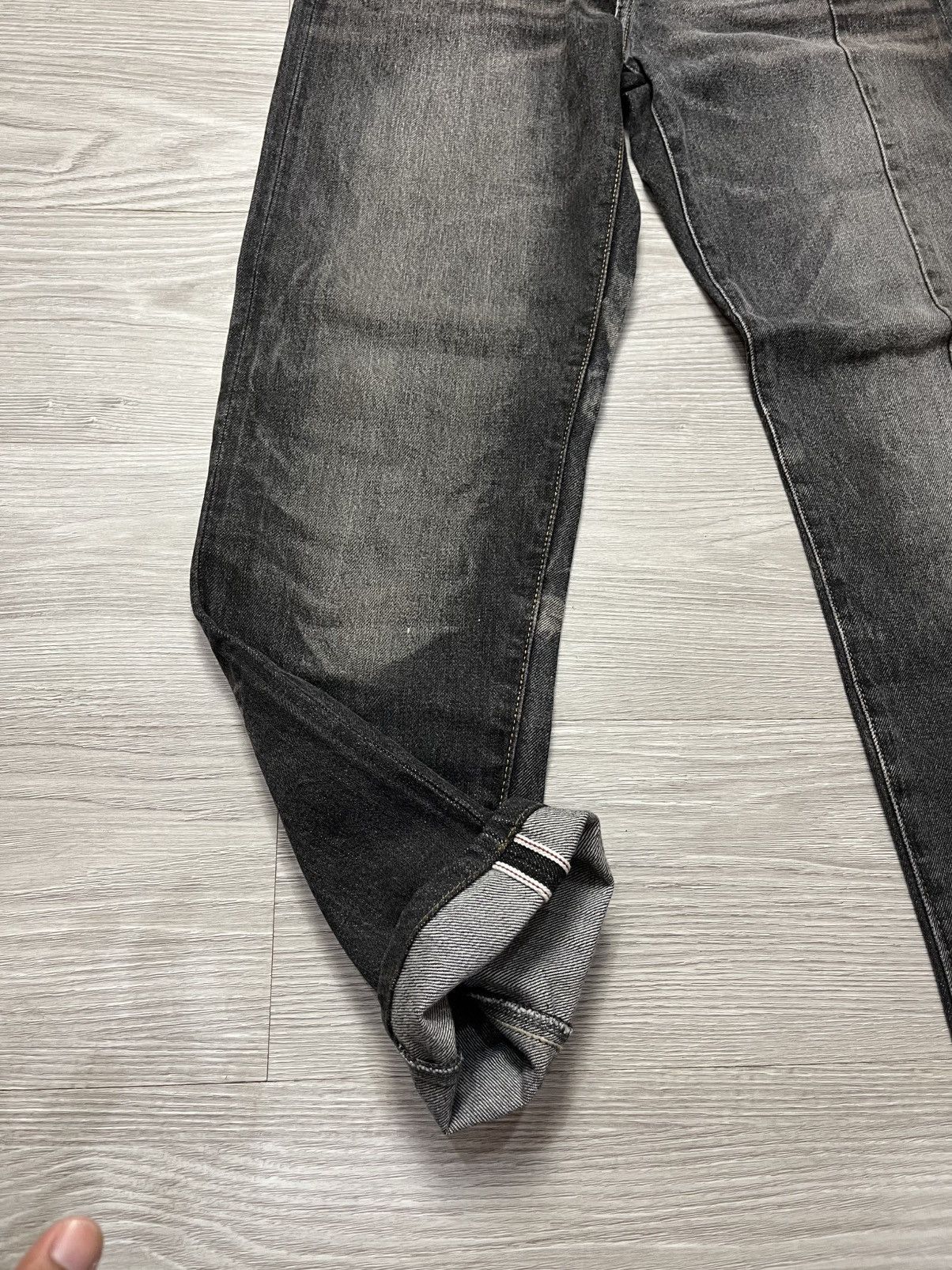 GOA GOA Nimes Selvedge Redline Faded Denim Pants Size US 29 - 6 Thumbnail