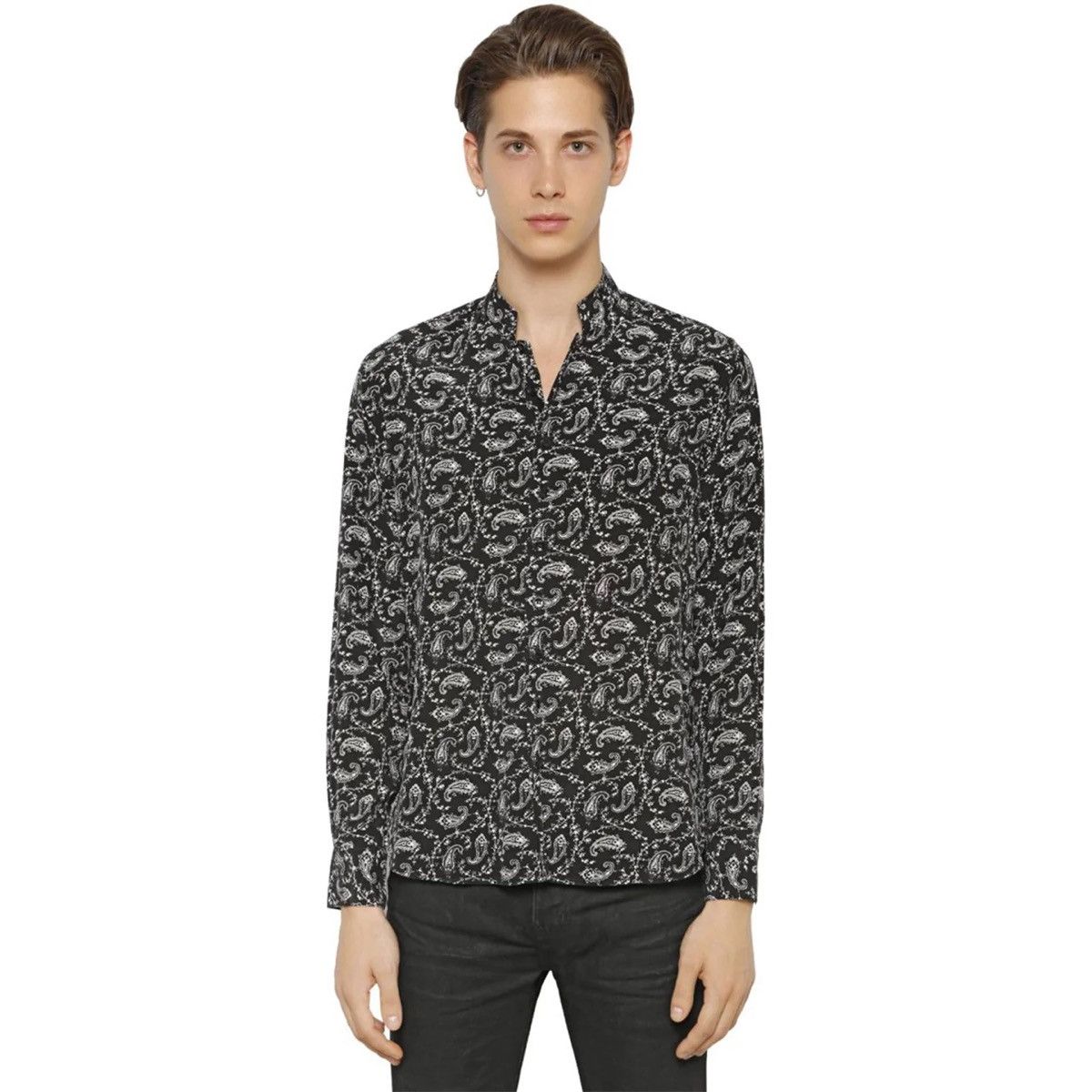 Hedi Slimane SAINT LAURENT SS15 SILK PAISLEY SHIRT Size US M / EU 48-50 / 2 - 6 Thumbnail