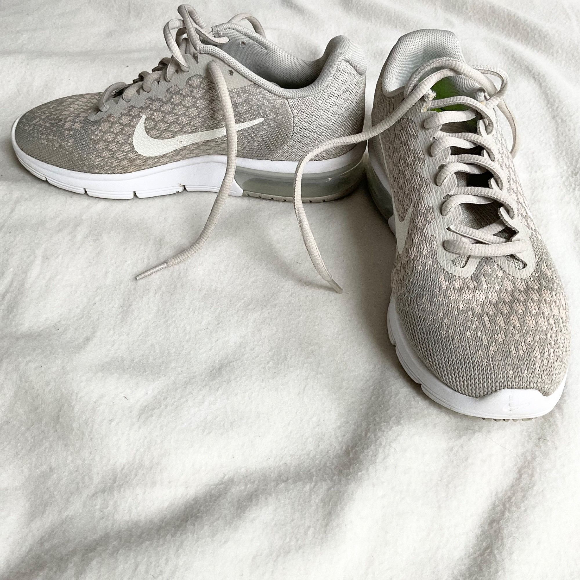 Nike Air Max sequent GRAY pink white women sneakers shoes