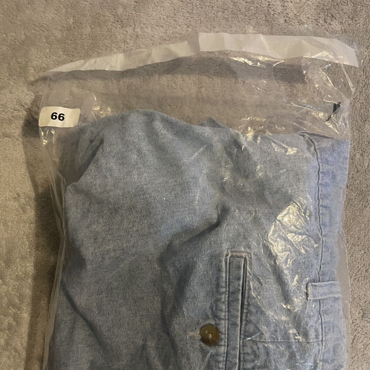 Savane Vintage 90s Savane Mens Blue Chambray Pleated Shorts 42 Size US 41 - 11 Thumbnail