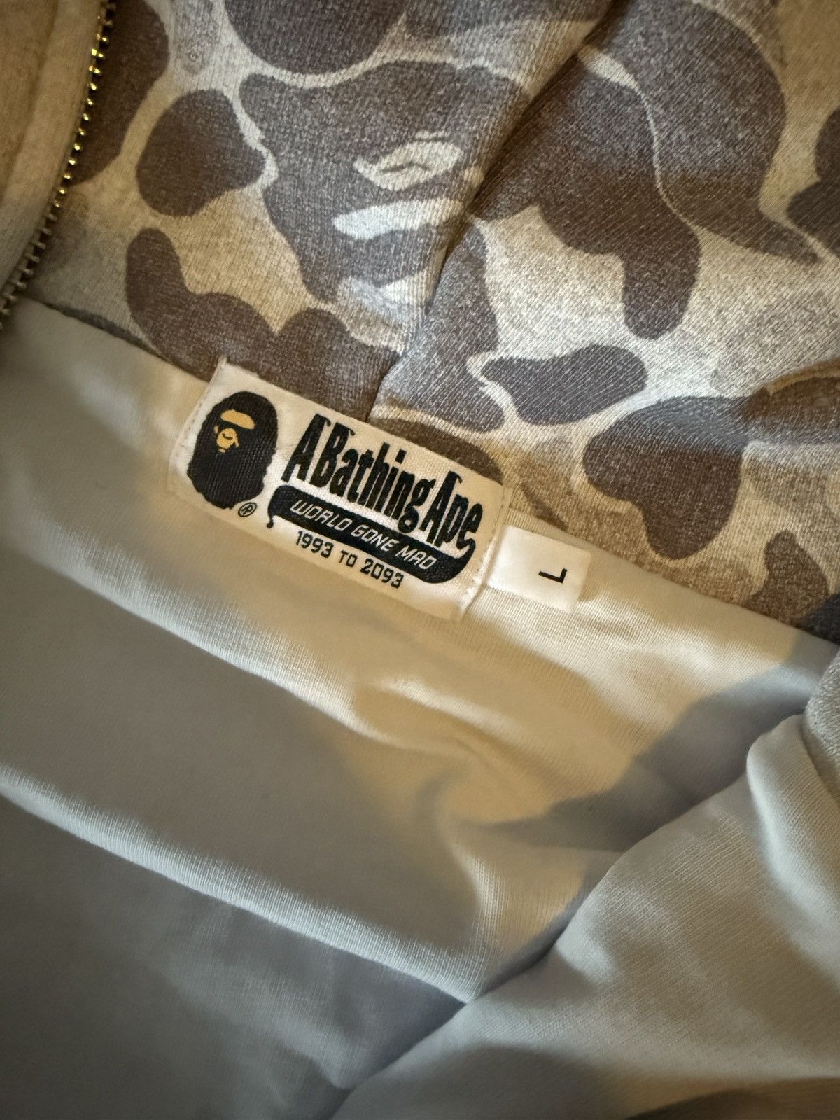 Bape Bape Full Zip Hoodie Size US L / EU 52-54 / 3 - 5 Thumbnail