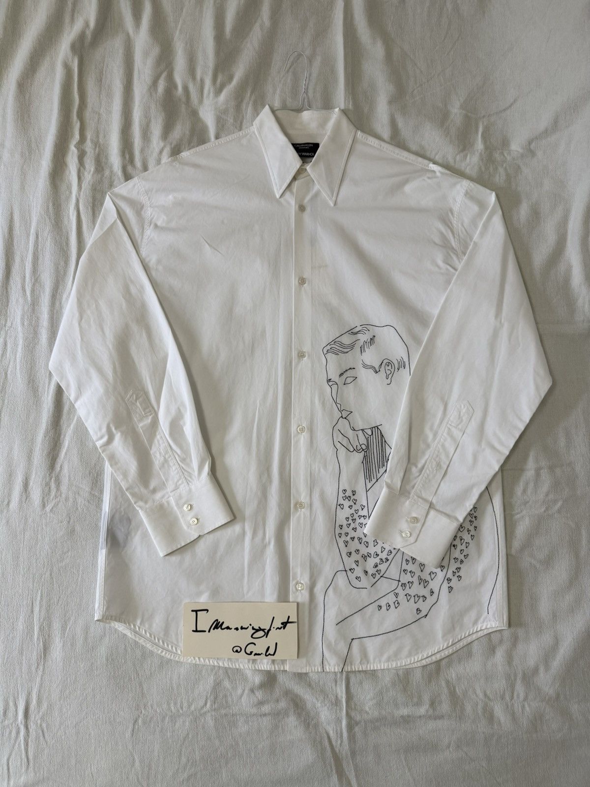 Calvin Klein 205W39NYC Calvin Klein 205W39NYC Raf Simons x Andy Warhol White Shirt Size US S / EU 44-46 / 1 - 10 Thumbnail