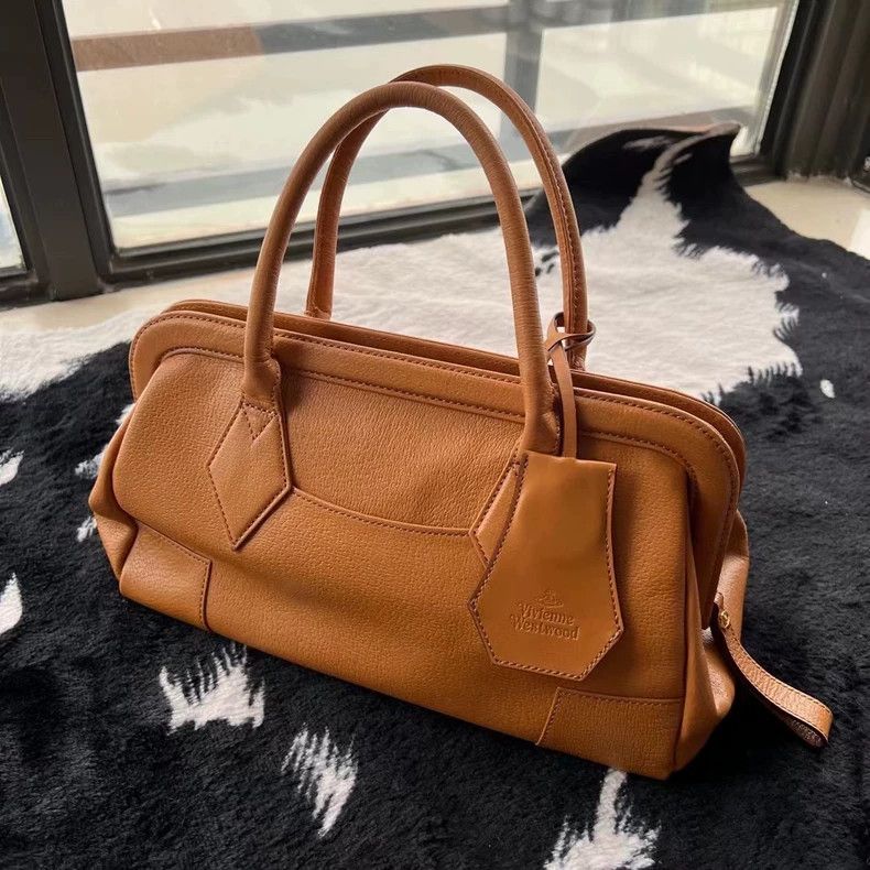 Vivienne Westwood Vivienne Westwood size os Saturn Handbag, Caramel Brown Size ONE SIZE - 4 Thumbnail