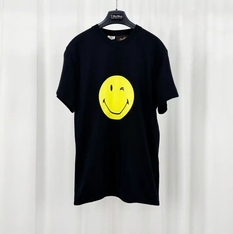 Loewe Loewe Black Summer Logo T-Shirt for Women 0089 Size XS / US 0-2 / IT 36-38 - 1 Thumbnail