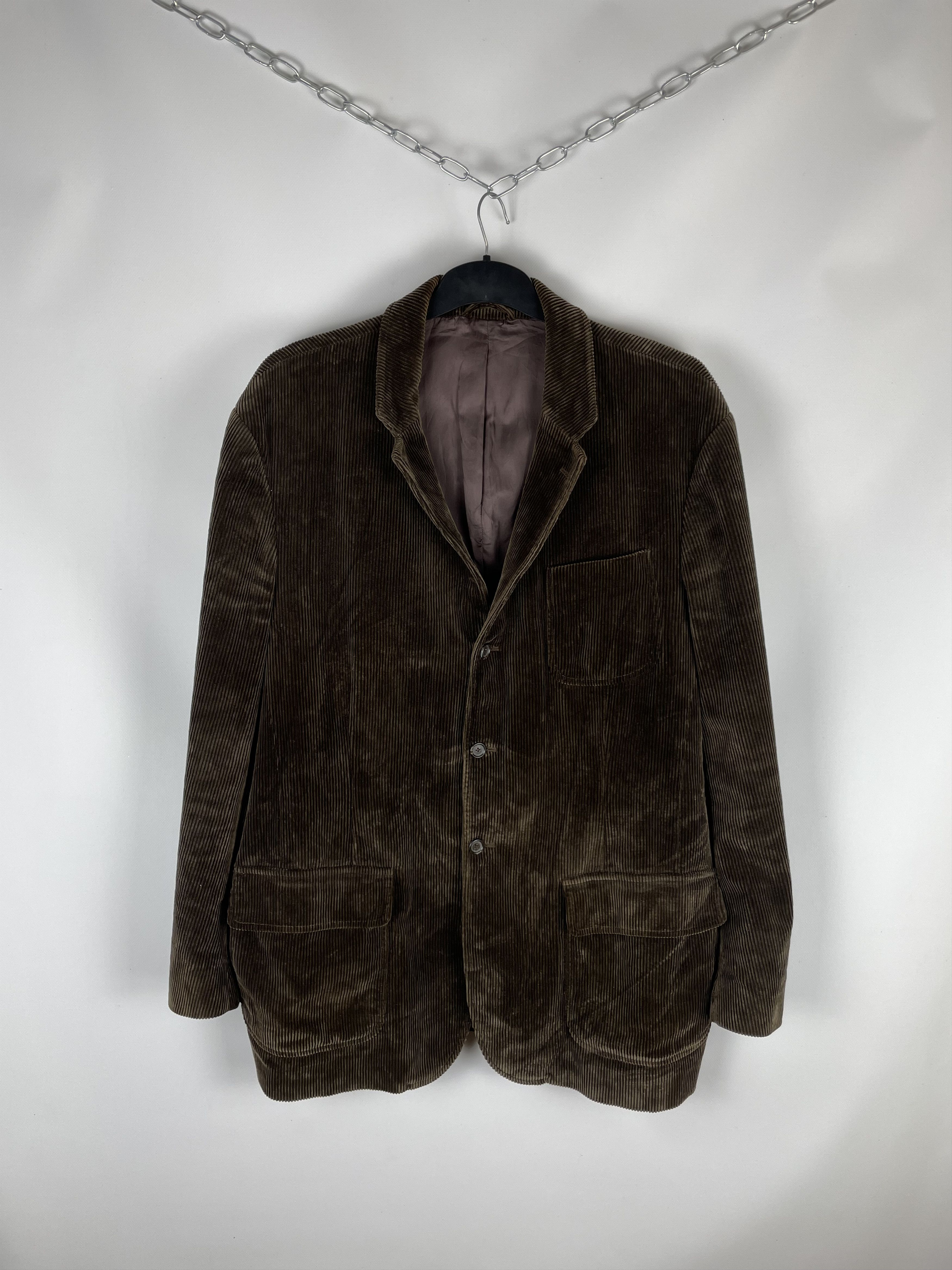Polo Ralph Lauren Vintage POLO RALPH LAUREN Corduroy Blazer Size US XXL / EU 58 / 5 - 1 Thumbnail
