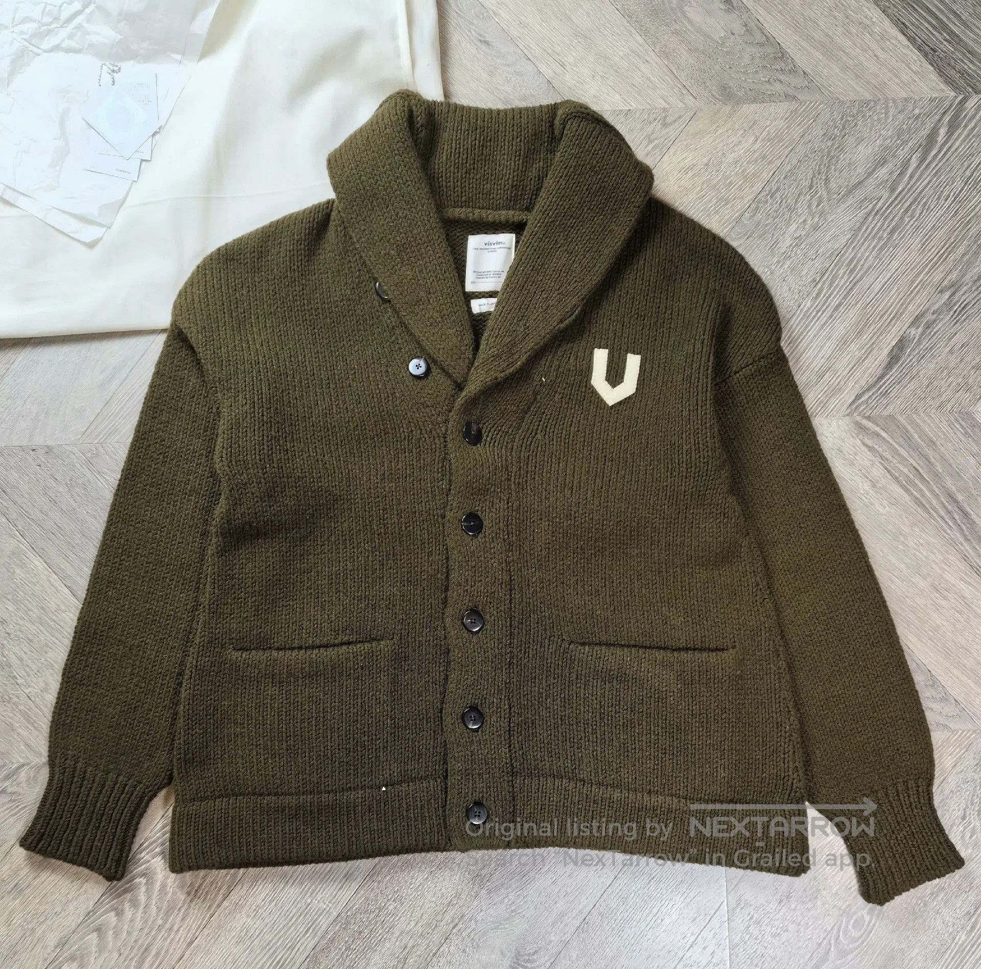 Visvim visvim cowichan knit cardigan with embroidery. Size US S / EU 44-46 / 1 - 3 Thumbnail