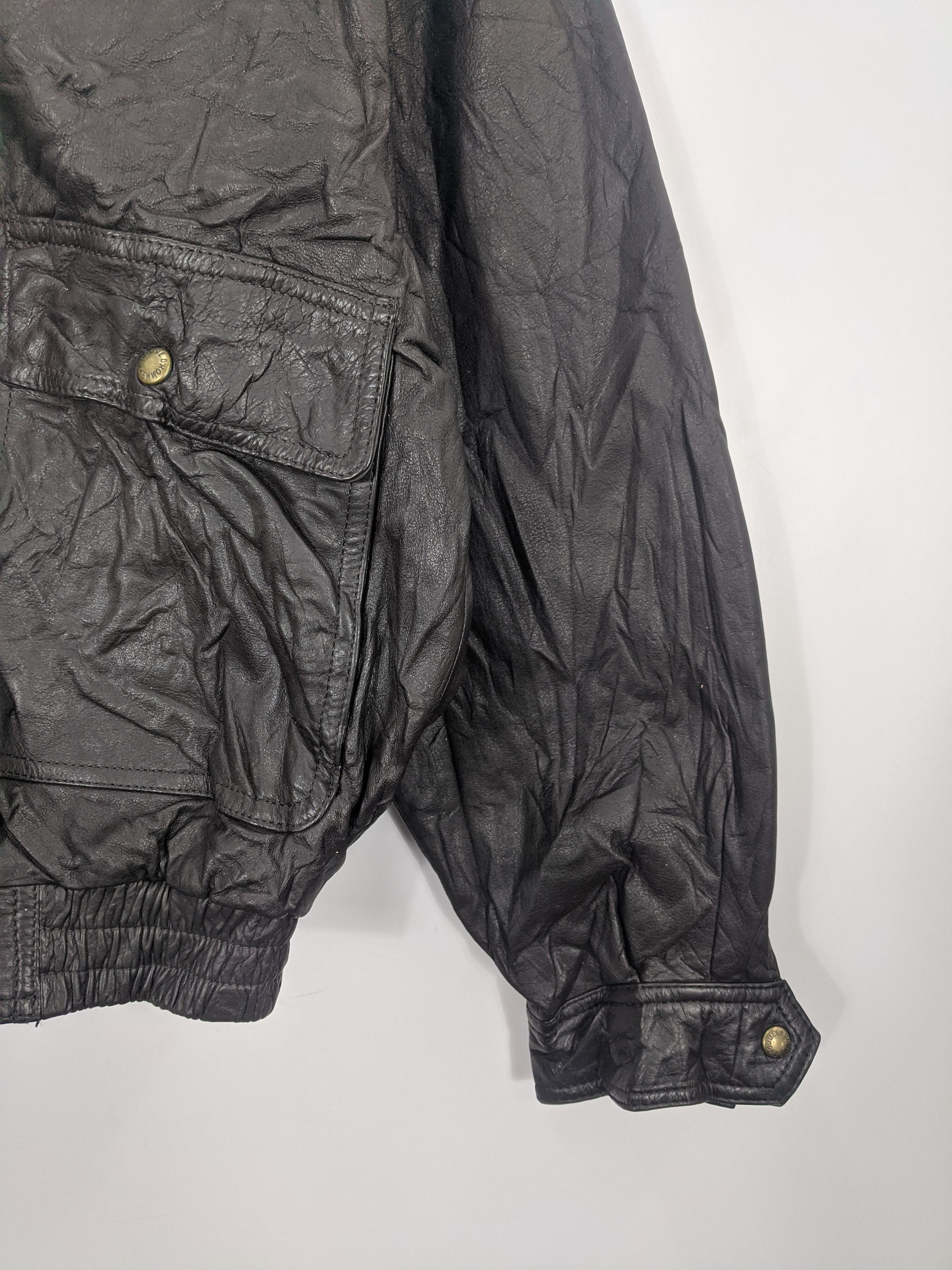 Japanese Brand D’Homme A Homme Leather Jacket Heavy J0344 Size US L / EU 52-54 / 3 - 11 Thumbnail