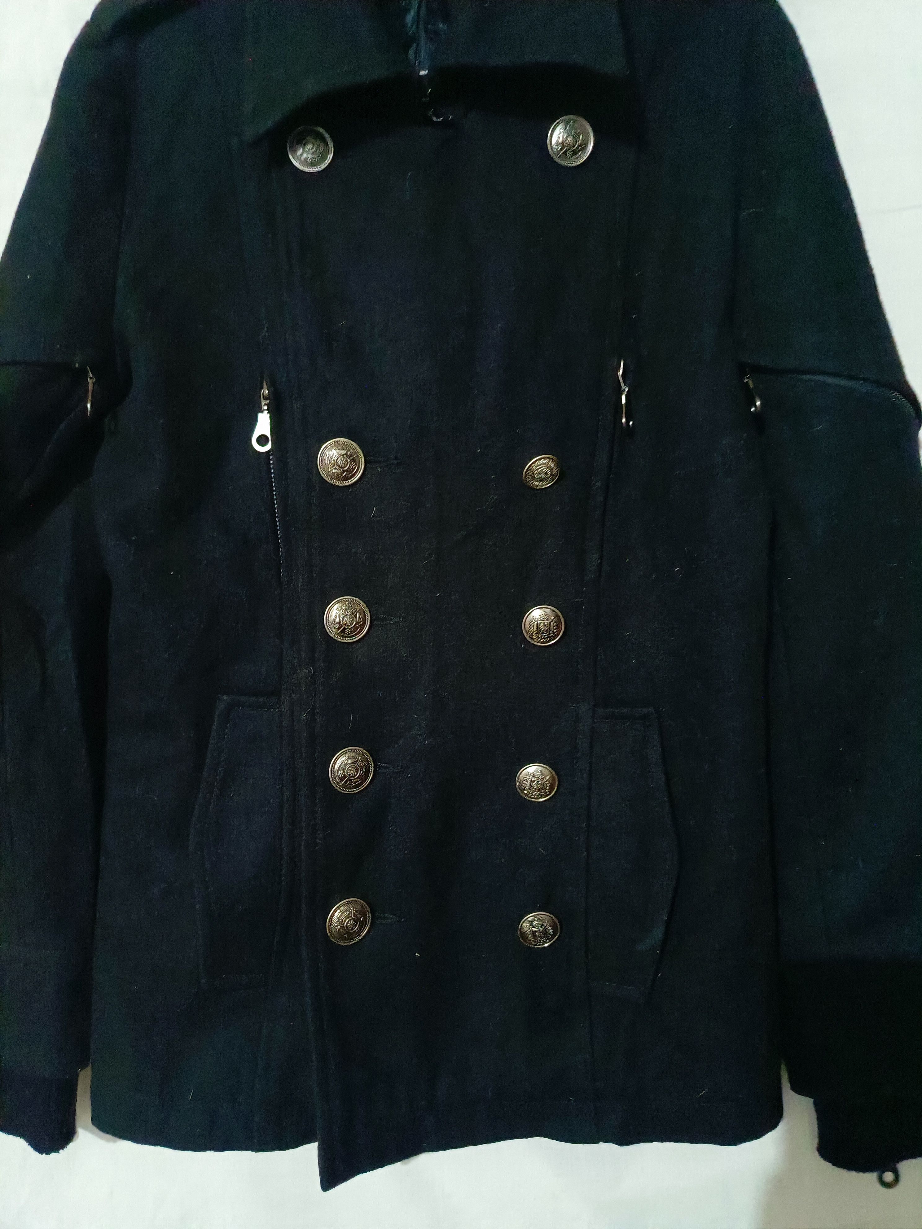 14th Addiction Fuga Napoleon Wool Jacket Size M / US 6-8 / IT 42-44 - 3 Thumbnail