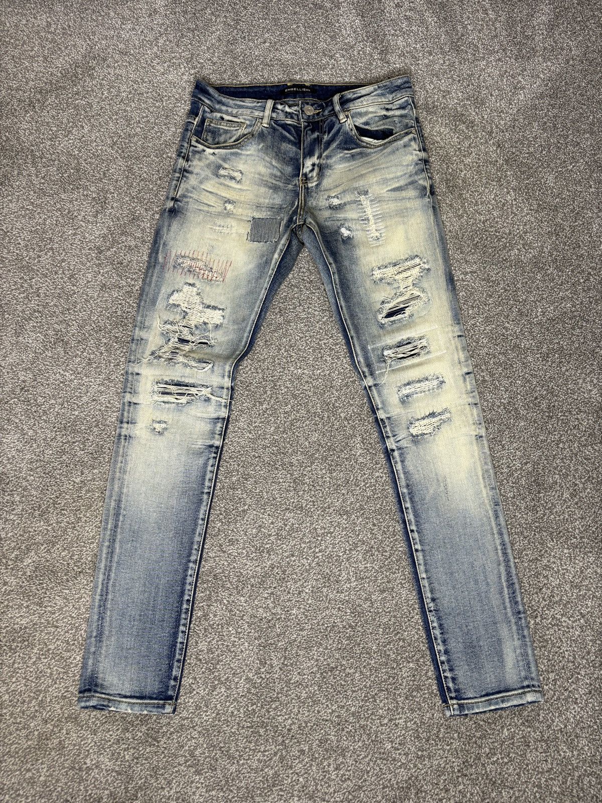 Embellish Embellish Skinny Denim Jeans Size US 32 / EU 48 - 1 Thumbnail