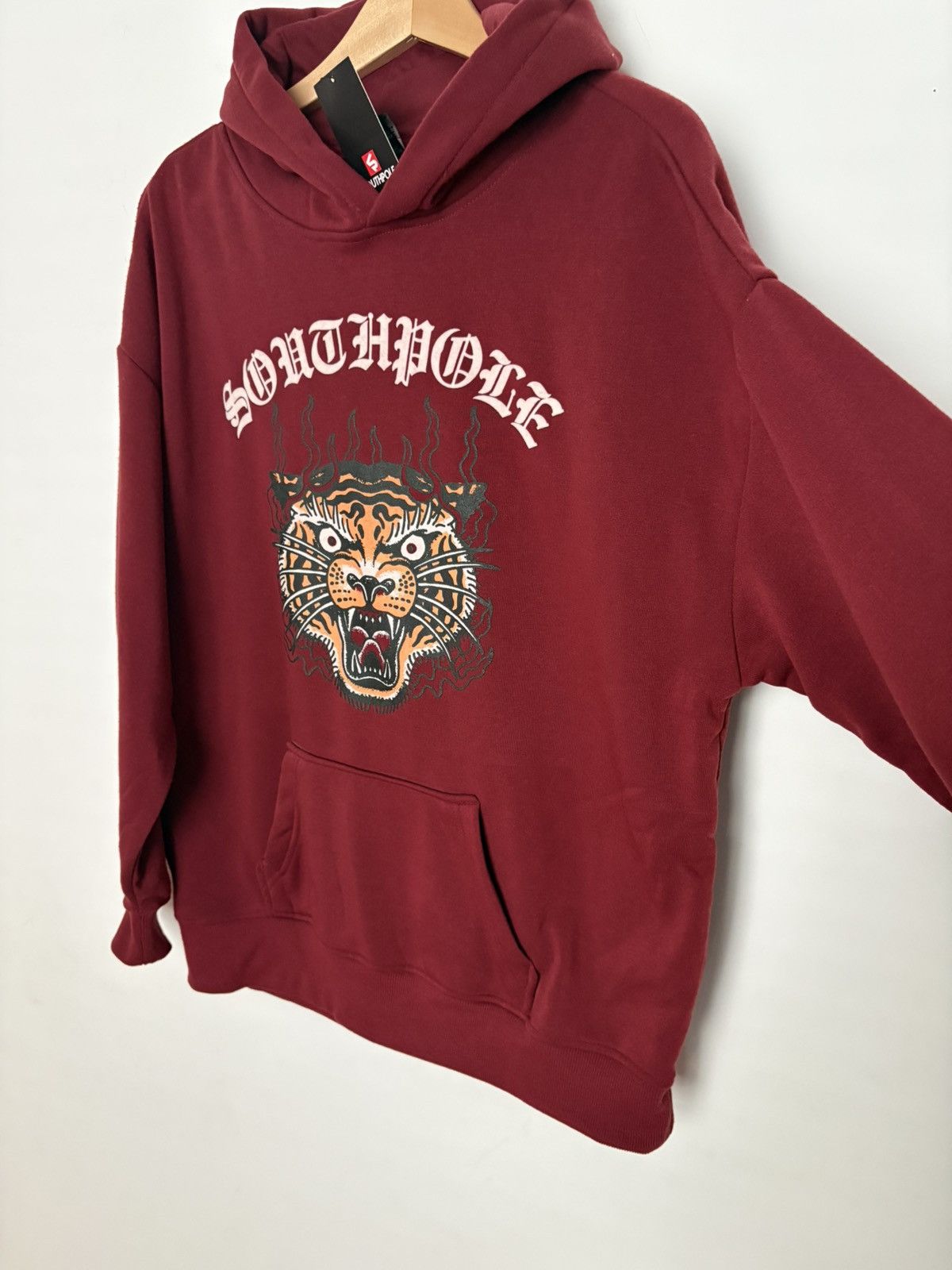 Southpole NWT Southpole Tiger Print Y2K Red Hoodie Sweatshirt Medium Size US M / EU 48-50 / 2 - 3 Thumbnail