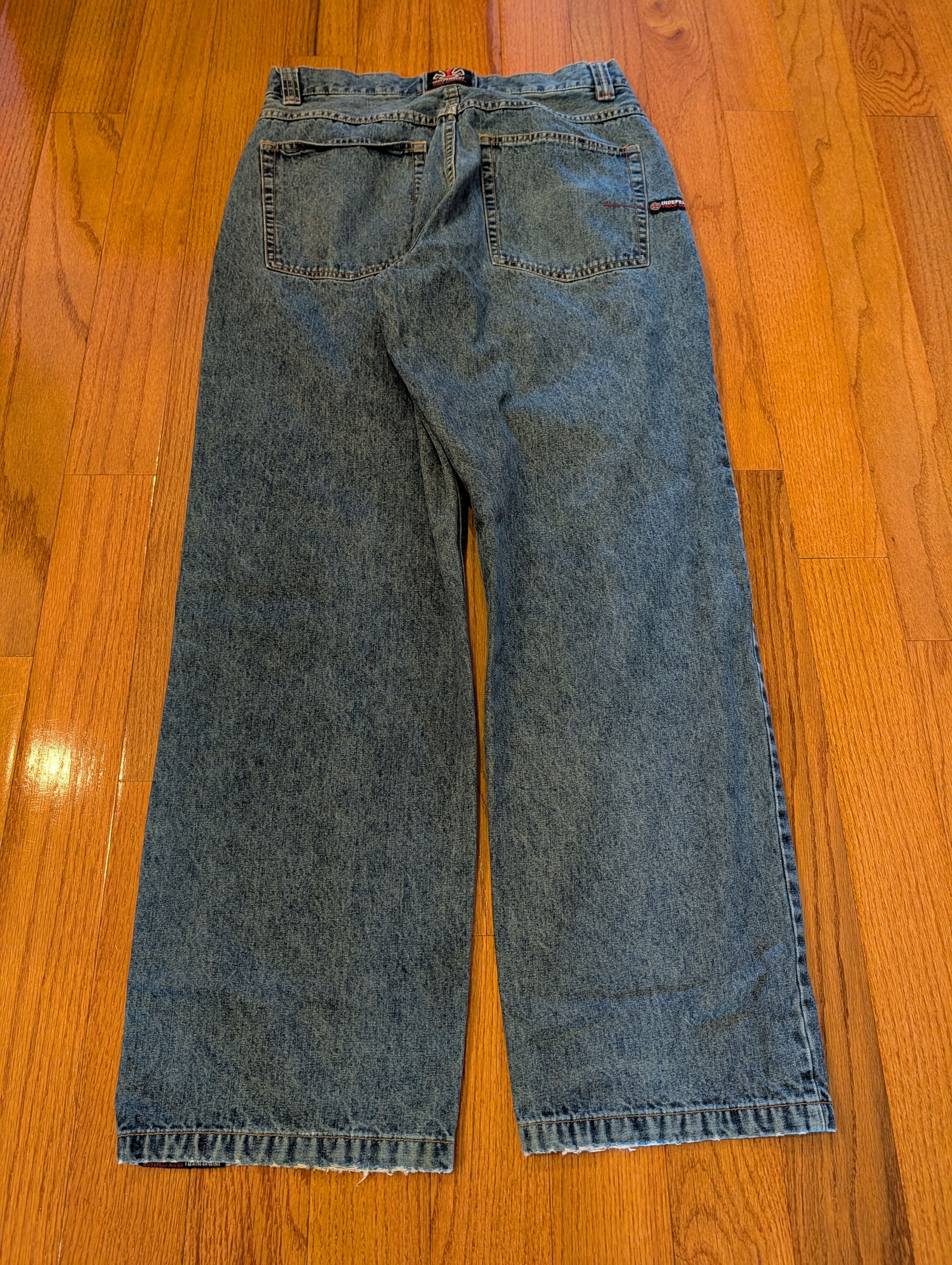Independent Truck Co. Independent Truck Jeans 33x32 Y2K Vintage Baggy Skater Wide Size US 33 - 9 Thumbnail