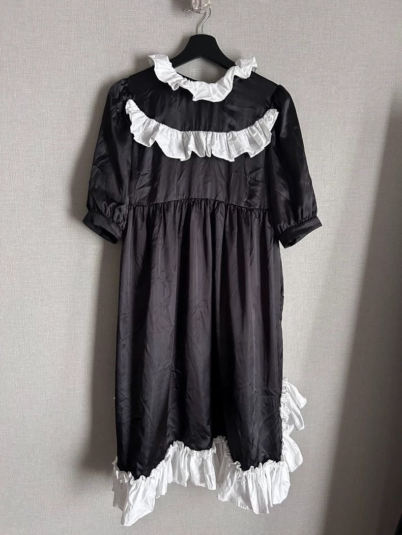 Comme des Garcons Comme Des Garcons White lace black dress 2505-Nextarrow Size XS / US 0-2 / IT 36-38 - 7 Thumbnail