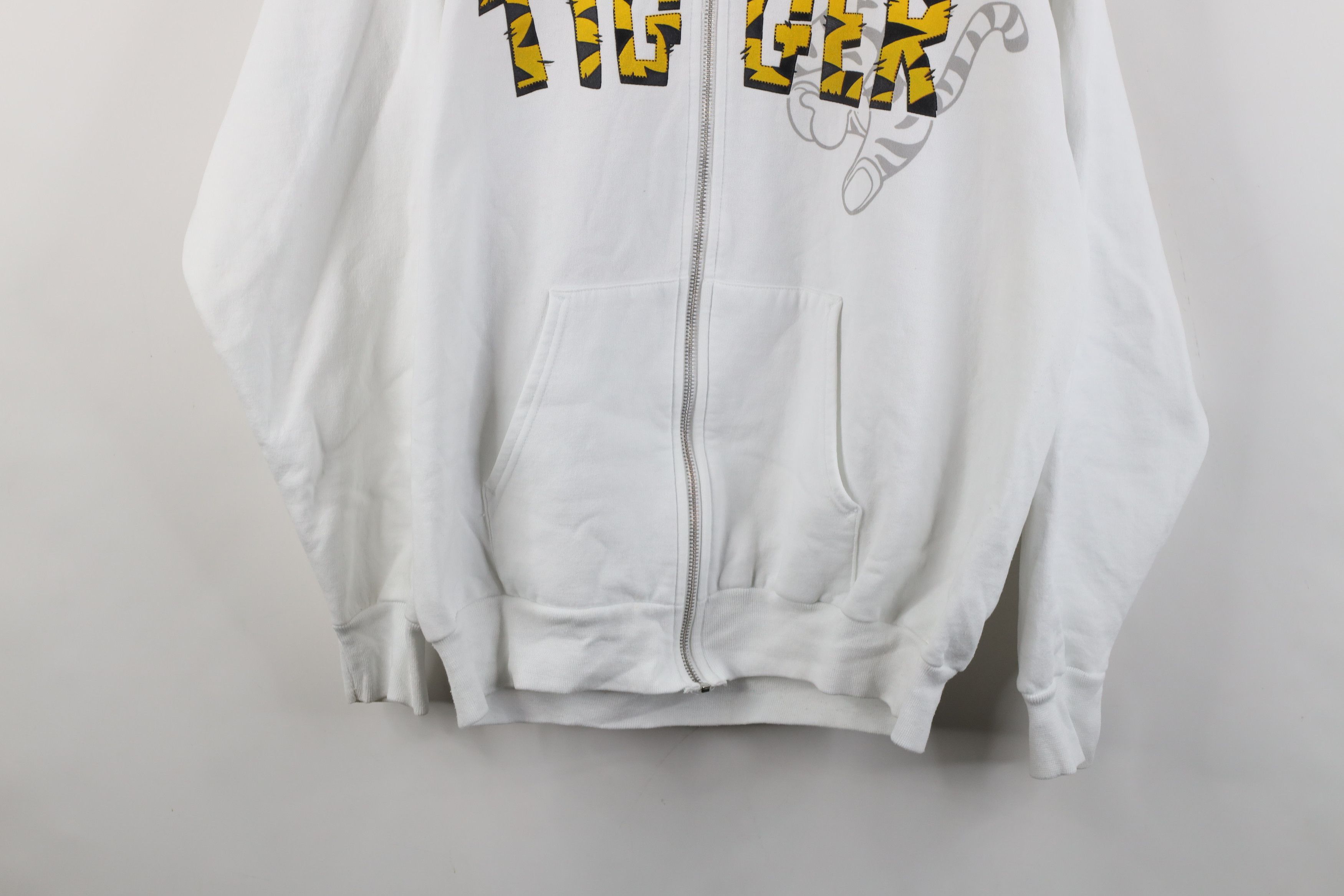 Disney Vintage Disney Winnie the Pooh Tigger Full Zip Hoodie White Size US S / EU 44-46 / 1 - 3 Thumbnail