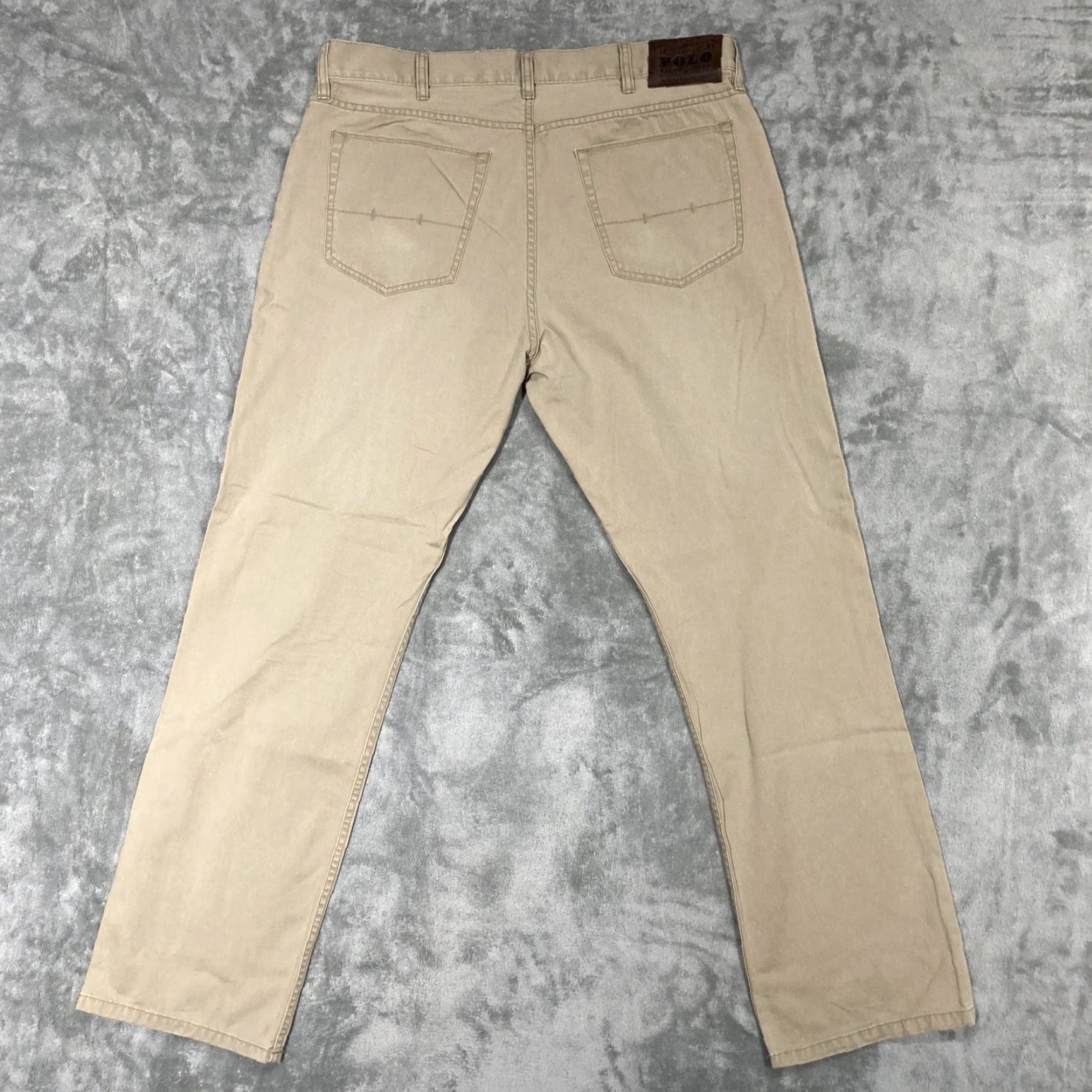 Polo Ralph Lauren VINTAGE Polo Ralph Lauren 650 Straight Pants 36x30 Mens 90s Khaki 100% Cotton Size US M / EU 48-50 / 2 - 4 Thumbnail