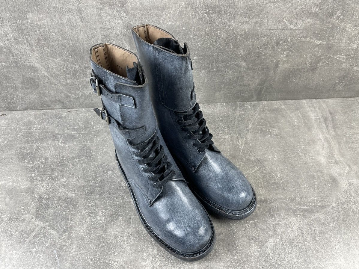 Vintage Vintage Military Combat Avant Garde Opium White Custom Boots Size US 8 / EU 41 - 4 Thumbnail