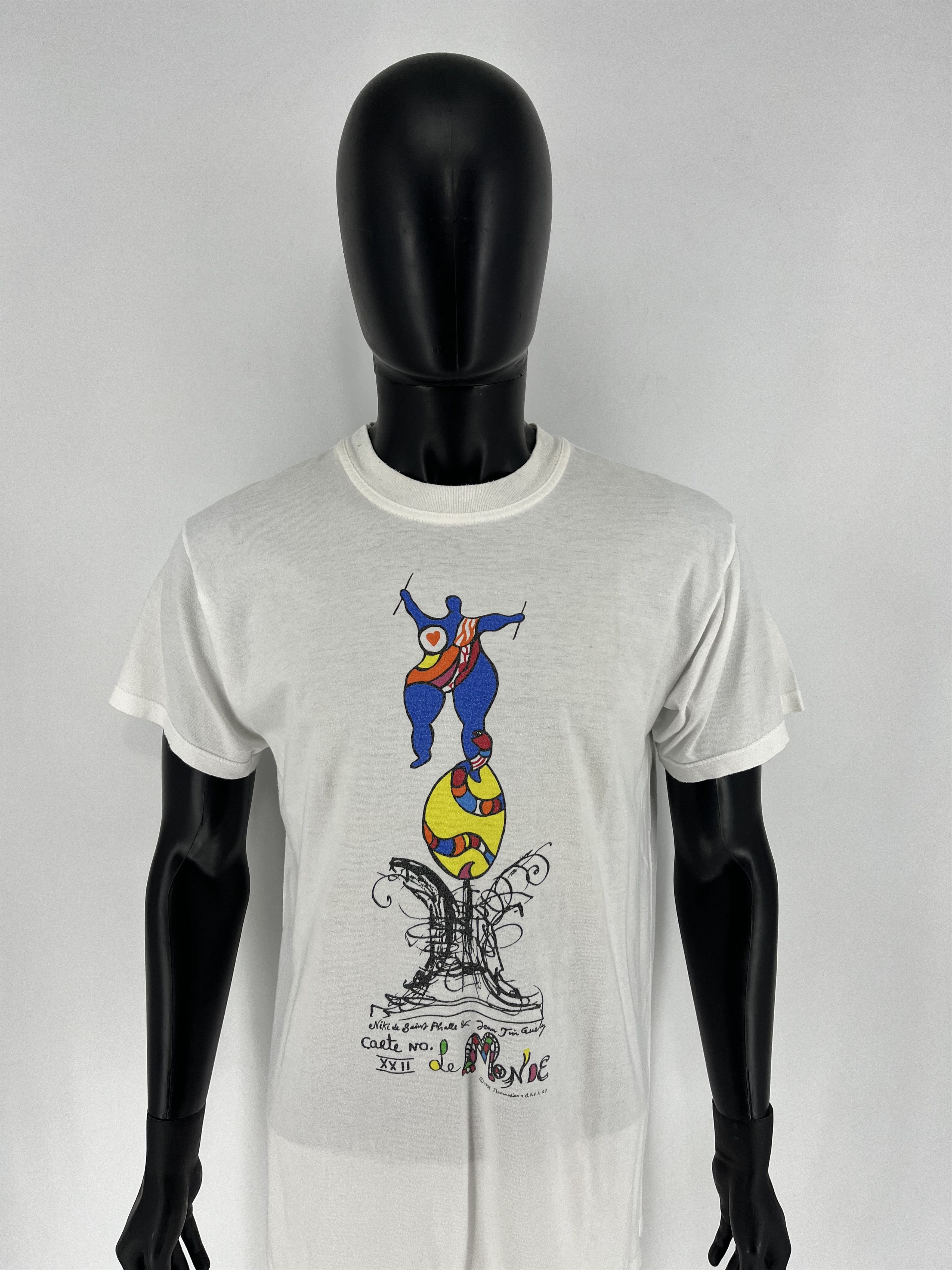 Vintage Vintage 1998 Niki De Saint Phalle Et Flammarion Art T shirt Size US L / EU 52-54 / 3 - 5 Thumbnail