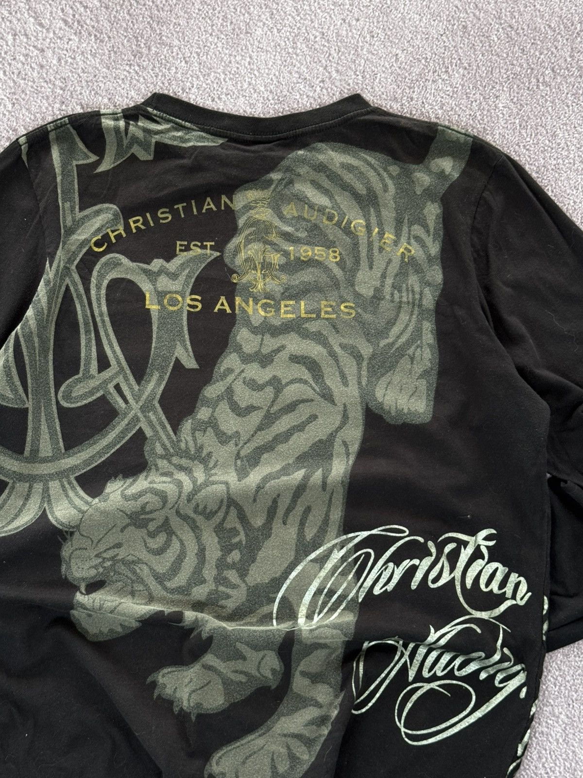 Christian Audigier Vintage Ed Hardy By Christian Audigier Long Sleeve Size US M / EU 48-50 / 2 - 10 Thumbnail