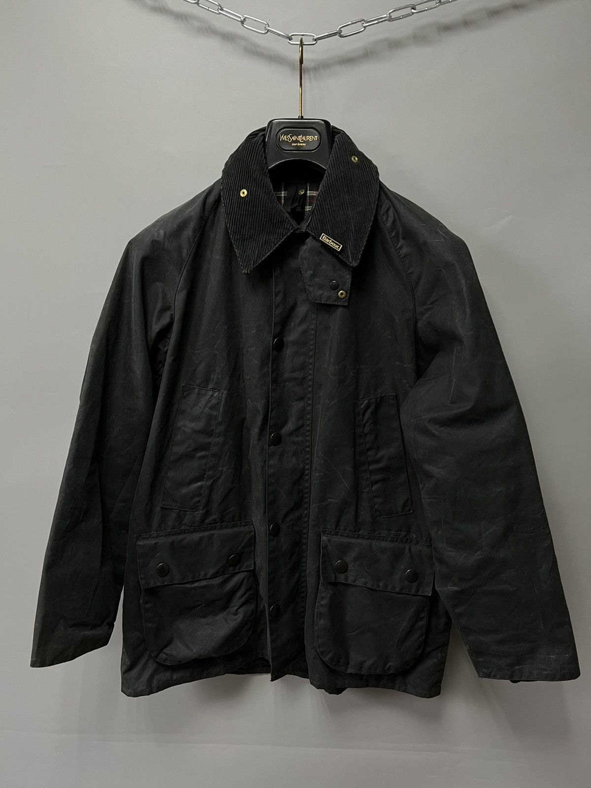 Barbour Barbour Vintage Bedale Navy Wax Jacket Coat Men’s Size US S / EU 44-46 / 1 - 1 Thumbnail