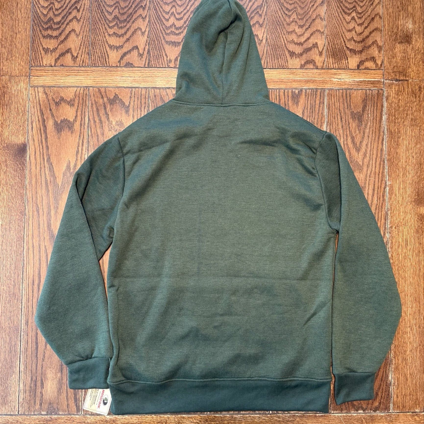 Vintage Mossy Oak Hoodie Mens Medium Green Camo Flag Pullover Hooded Sweatshirt Outdoors Size US M / EU 48-50 / 2 - 6 Thumbnail