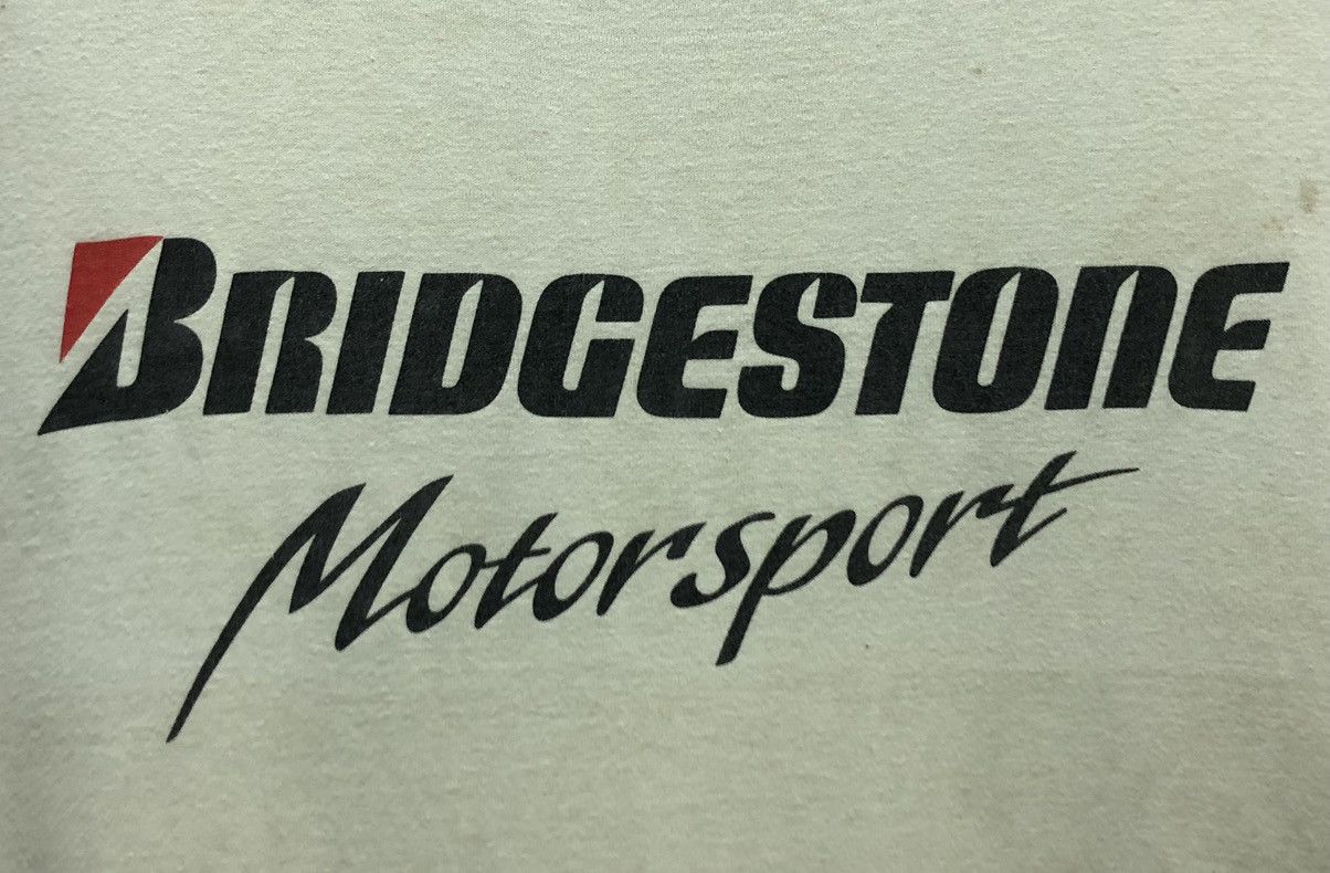 Vintage Vintage Bridgestone Motorsport T-Shirt Size US M / EU 48-50 / 2 - 3 Thumbnail