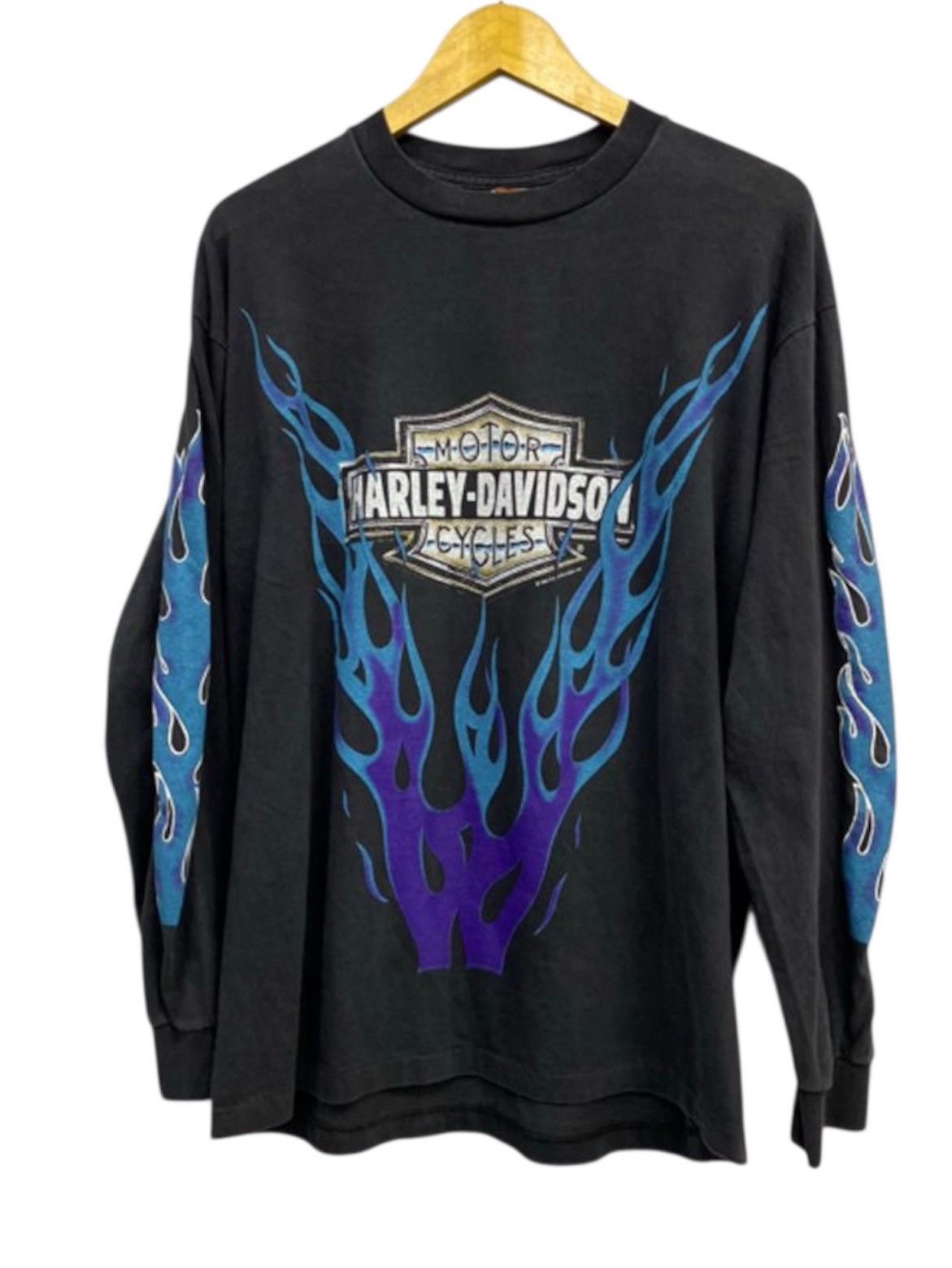 Harley Davidson Vintage Harley Davidson Longsleeve Size US L / EU 52-54 / 3 - 1 Thumbnail