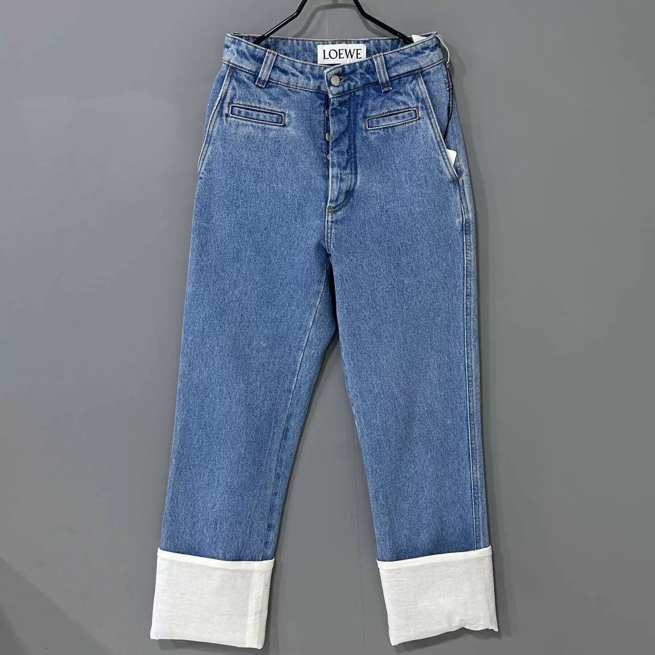 Loewe LOEWE cuffed jeans 32 Size 24" / US 00 / IT 34 - 1 Thumbnail