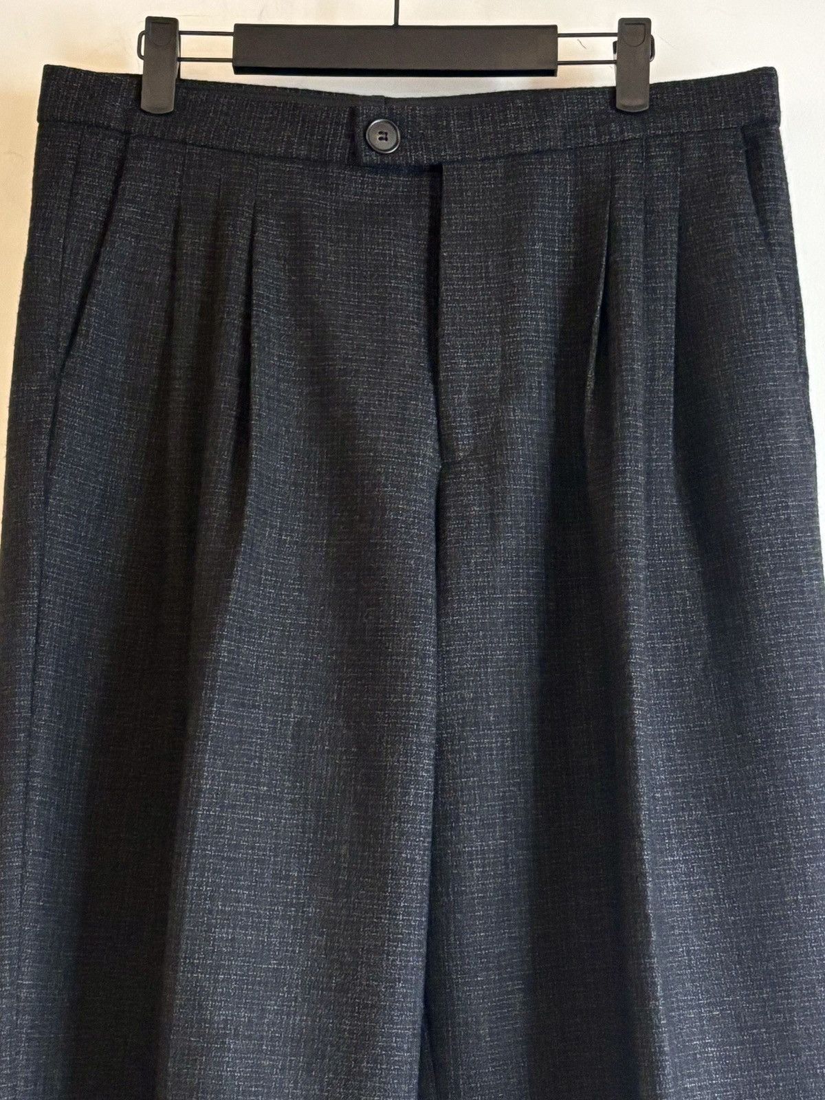 Raf Simons Raf Simons | AW1998 Double-Pleated Wool Trousers Size US 32 / EU 48 - 4 Thumbnail