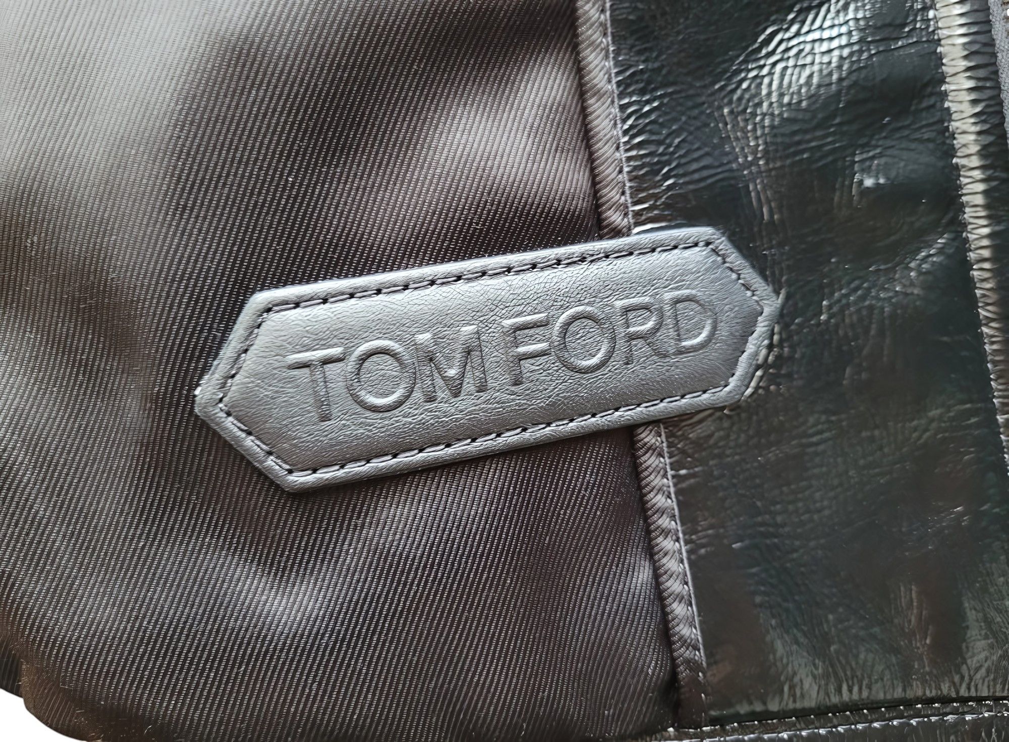 Tom Ford LEATHER BIKER JACKET Size US M / EU 48-50 / 2 - 5 Thumbnail