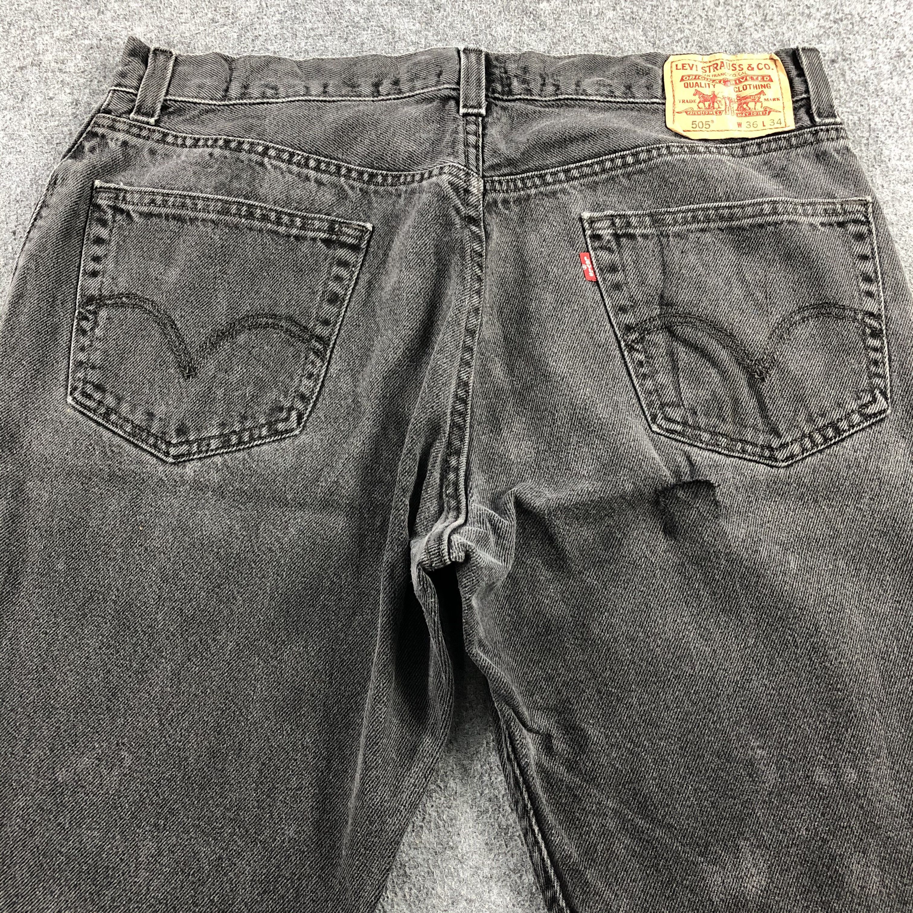 Levi's Vintage Levis 505 Earth Tone Jeans-J2137 Size US 36 / EU 52 - 4 Thumbnail