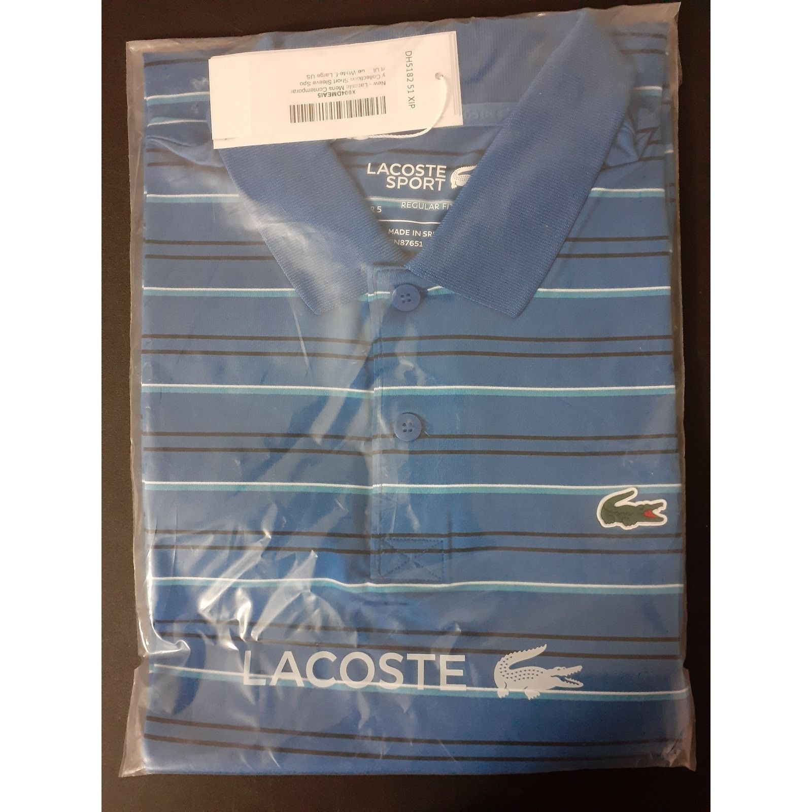 Lacoste Lacoste Men's Contemporary Sport Ultra Dry Polo Shirt Blue L Size US L / EU 52-54 / 3 - 2 Thumbnail