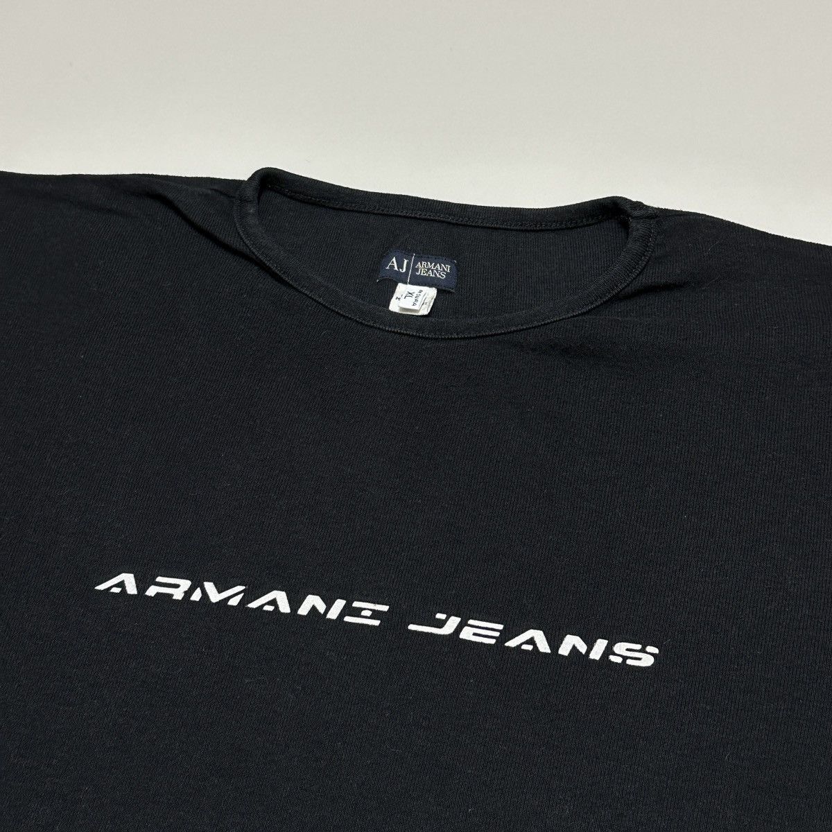 Armani Vintage Armani Jeans technical logo y2k Size XL / US 12-14 / IT 48-50 - 2 Thumbnail