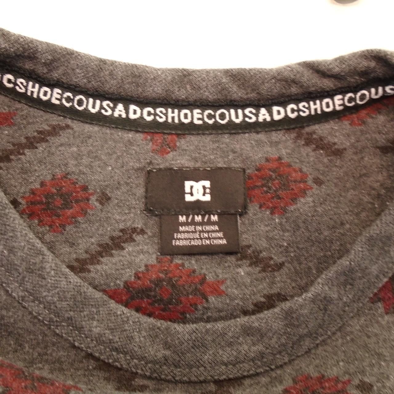 Vintage Men's Sweatshirt DC Shoes. Grey. M. Used. Good Size US M / EU 48-50 / 2 - 11 Thumbnail