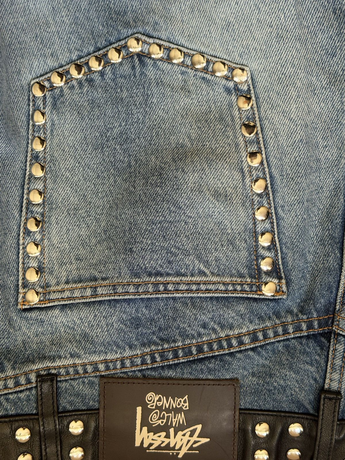 Stussy × Wales Bonner Stussy wales bonner studded jeans Size US 30 / EU 46 - 3 Thumbnail