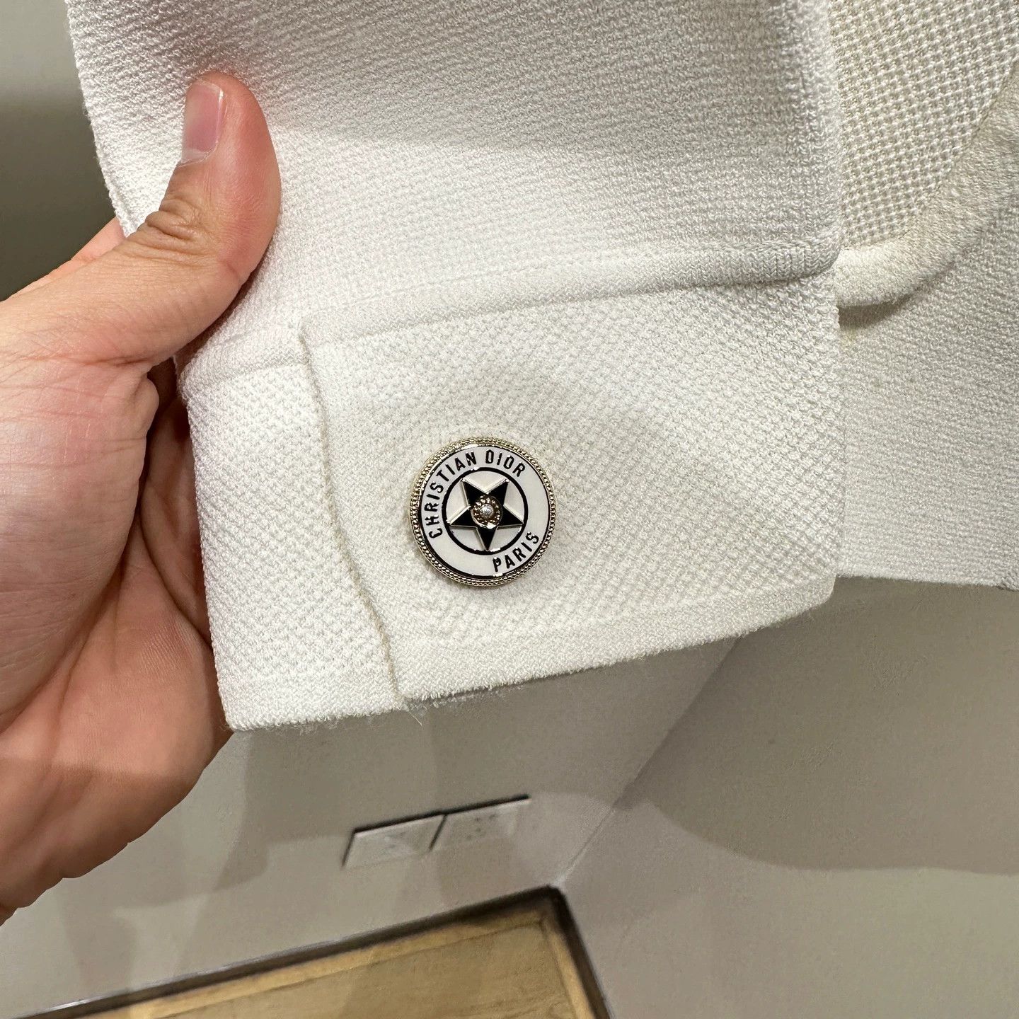 Christian Dior Monsieur Dior Star Button Short Jacket feb475 34 Size XS / US 0-2 / IT 36-38 - 6 Thumbnail