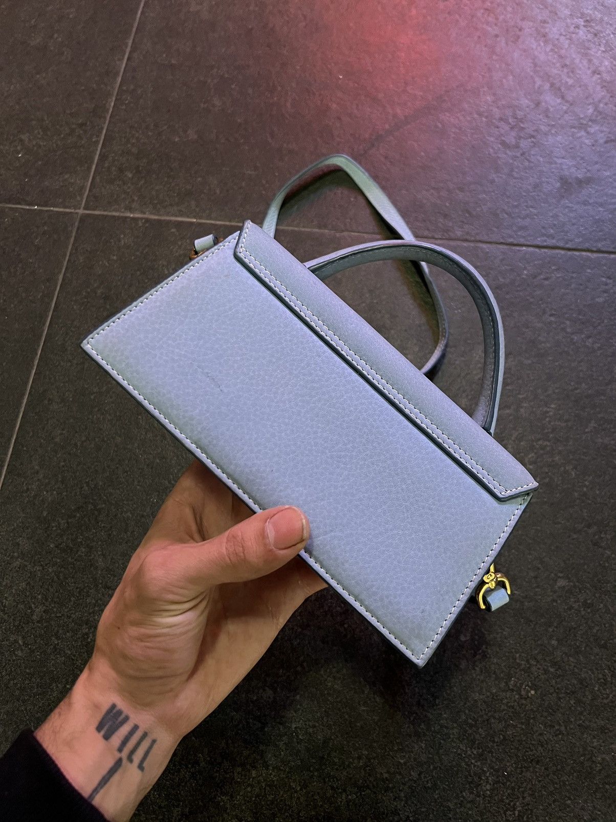 Jacquemus JACQUEMUS Blue 'Le Chiquito Long' Bag Size ONE SIZE - 8 Thumbnail
