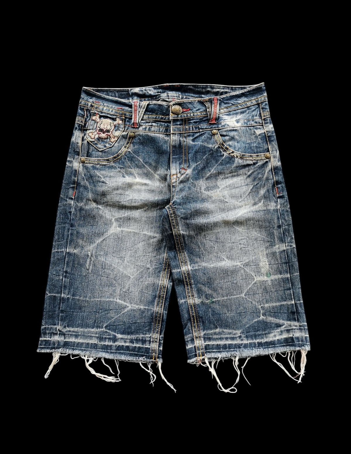 Auralee × Japanese Brand Finx Chambray Gabardine Wide Shorts Size