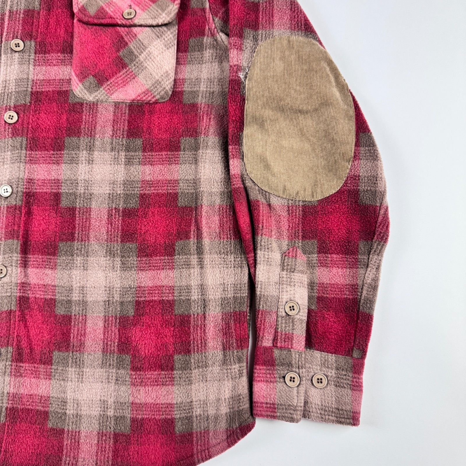 Orvis Ducks Unlimited Fleece L Plaid Hunting Shacket Workwear Size US L / EU 52-54 / 3 - 3 Thumbnail