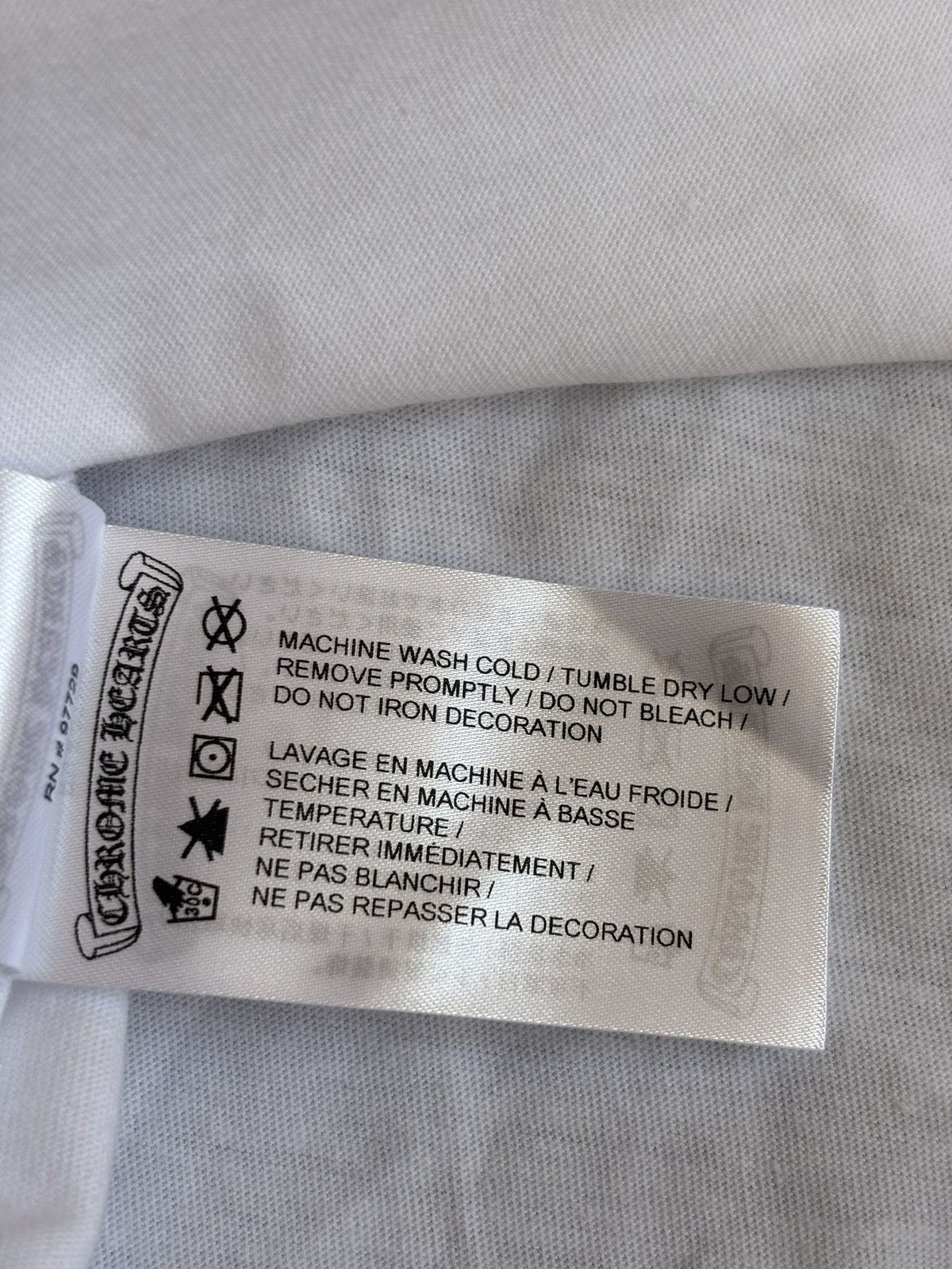 Chrome Hearts Chrome Hearts White Miami Horseshoe Tee Size US L / EU 52-54 / 3 - 5 Thumbnail