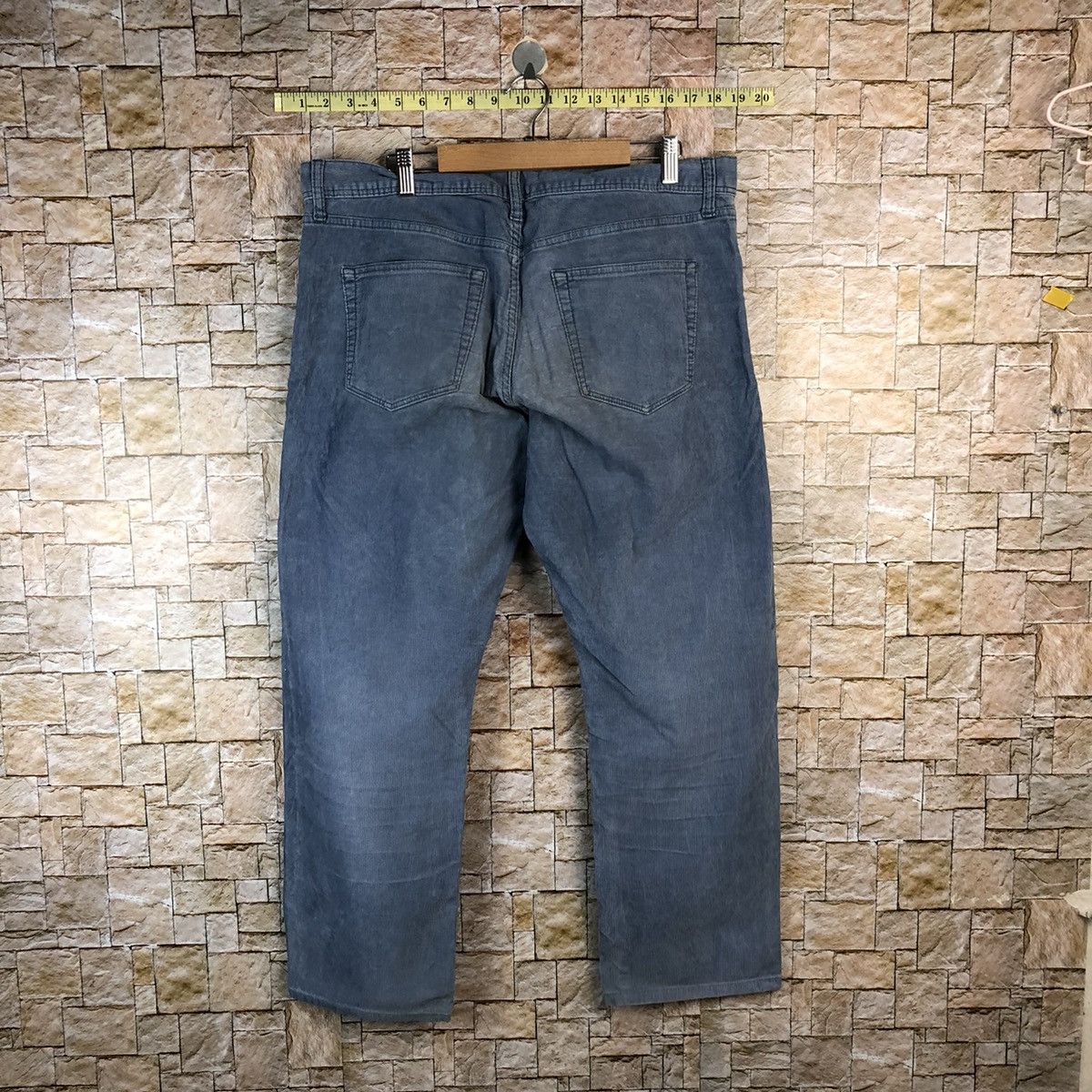 Uniqlo Uniqlo japan vintage Blue Conduroy Pants #A1130 Size US 35 - 13 Thumbnail