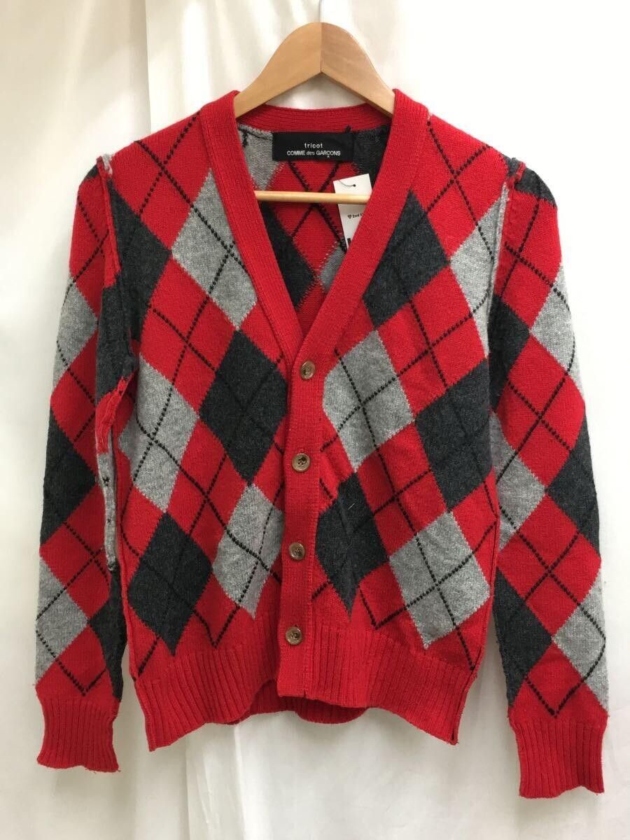 SS00 Argyle Wool Knit Cardigan